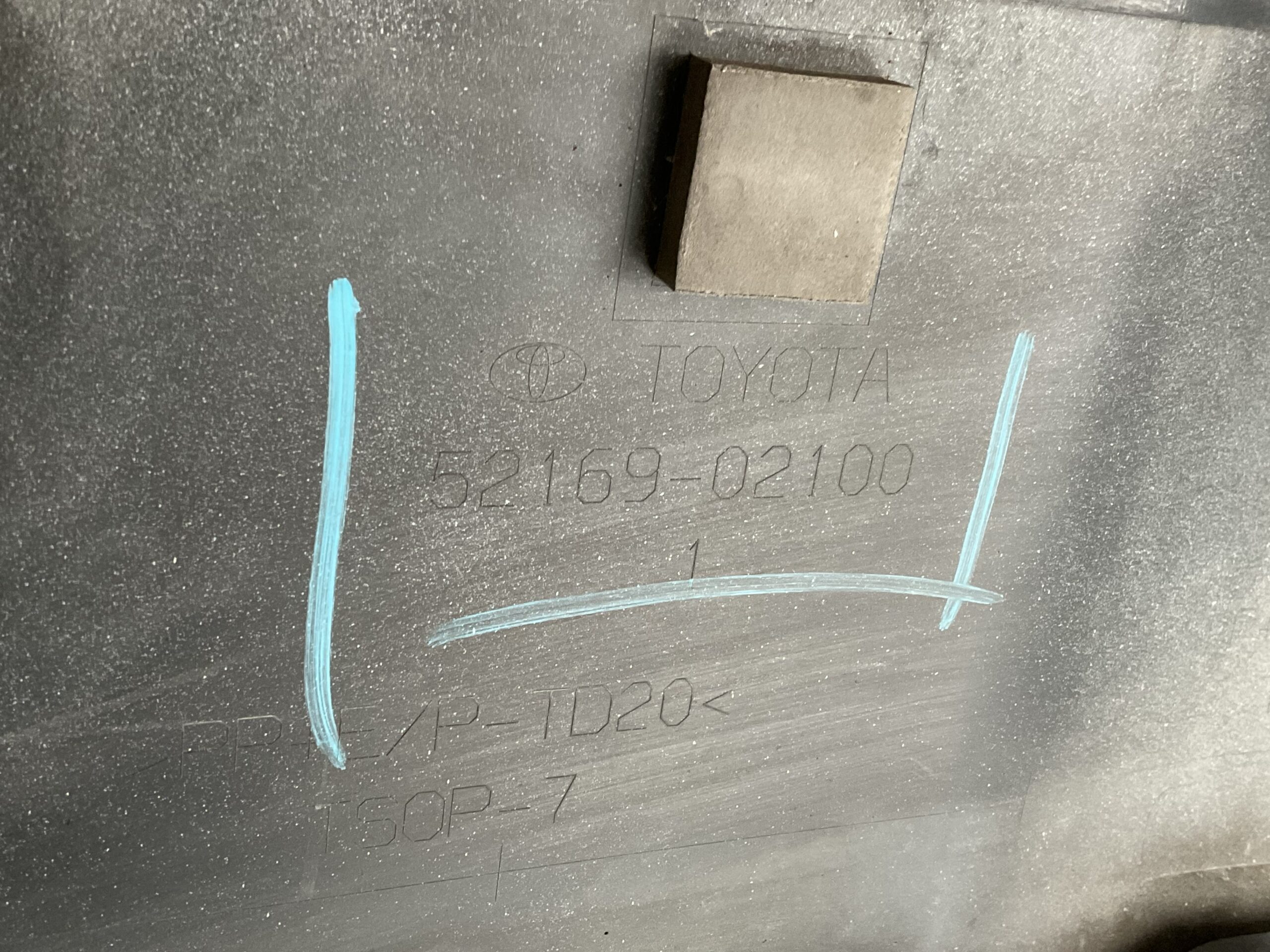 Bumper Toyota Corolla E21 18-23 52169-02100 Achterbumper F5-16469z