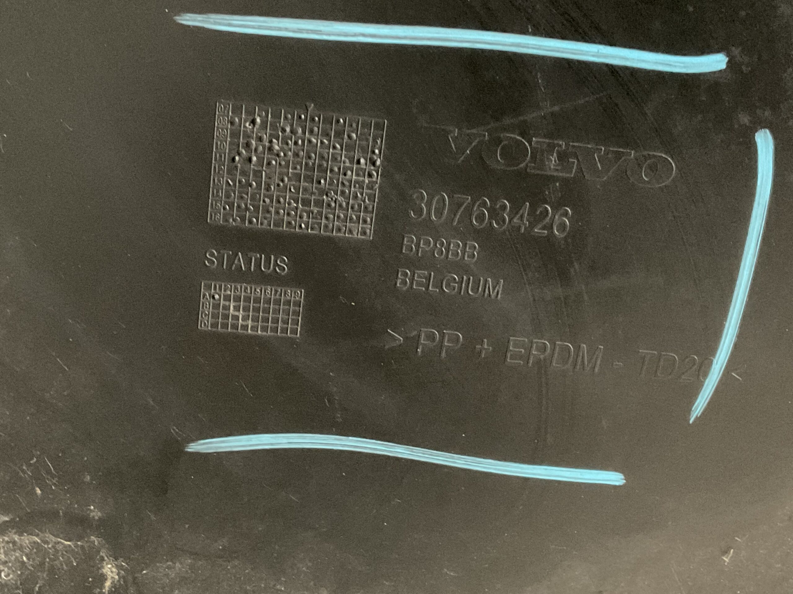 Bumper Volvo XC60 XC-60 13-17 30763426 Achterbumper F5-16451z