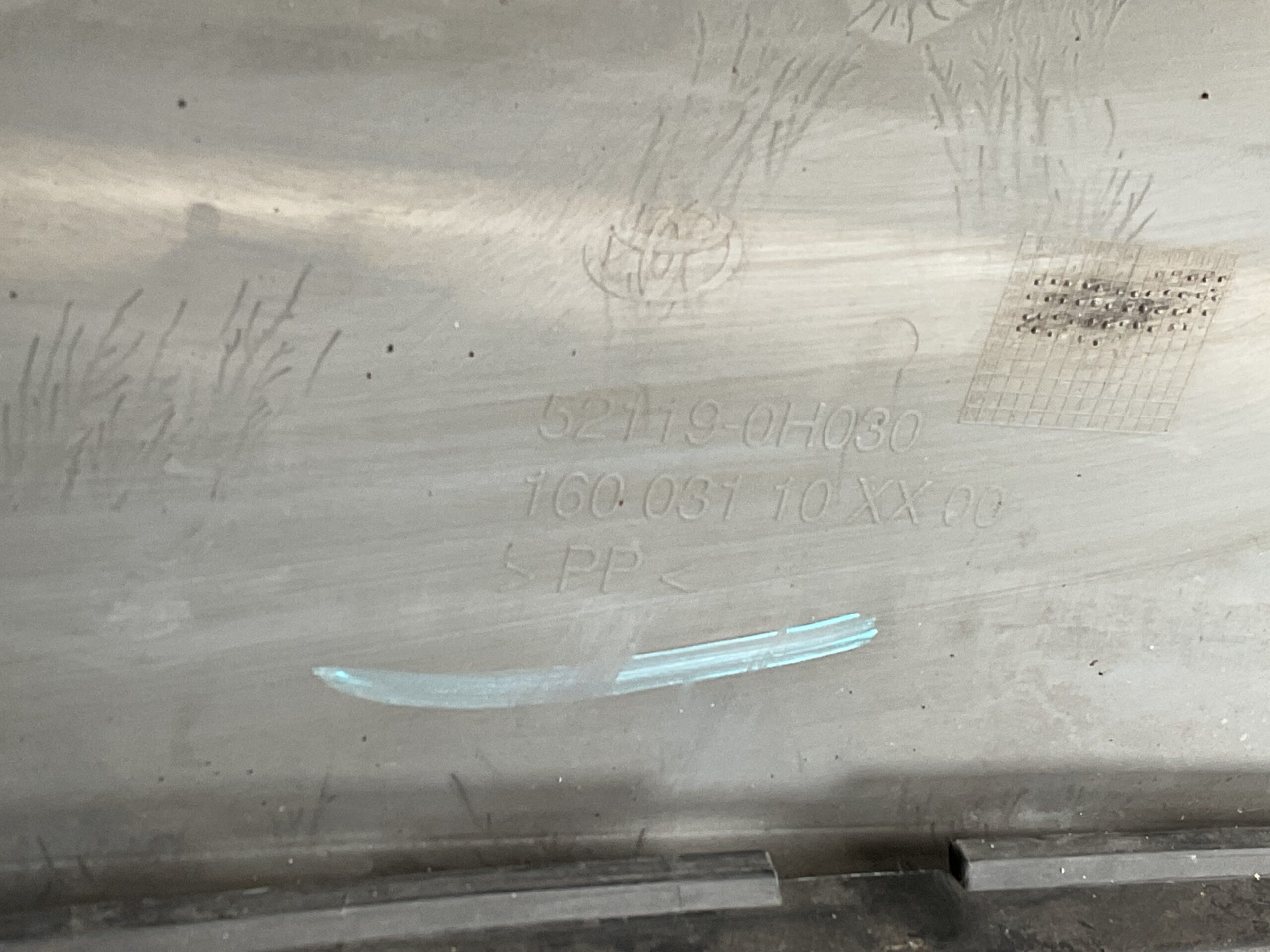 Bumper Toyota Aygo 05-10 52119-0h030 Voorbumper D1-16698z