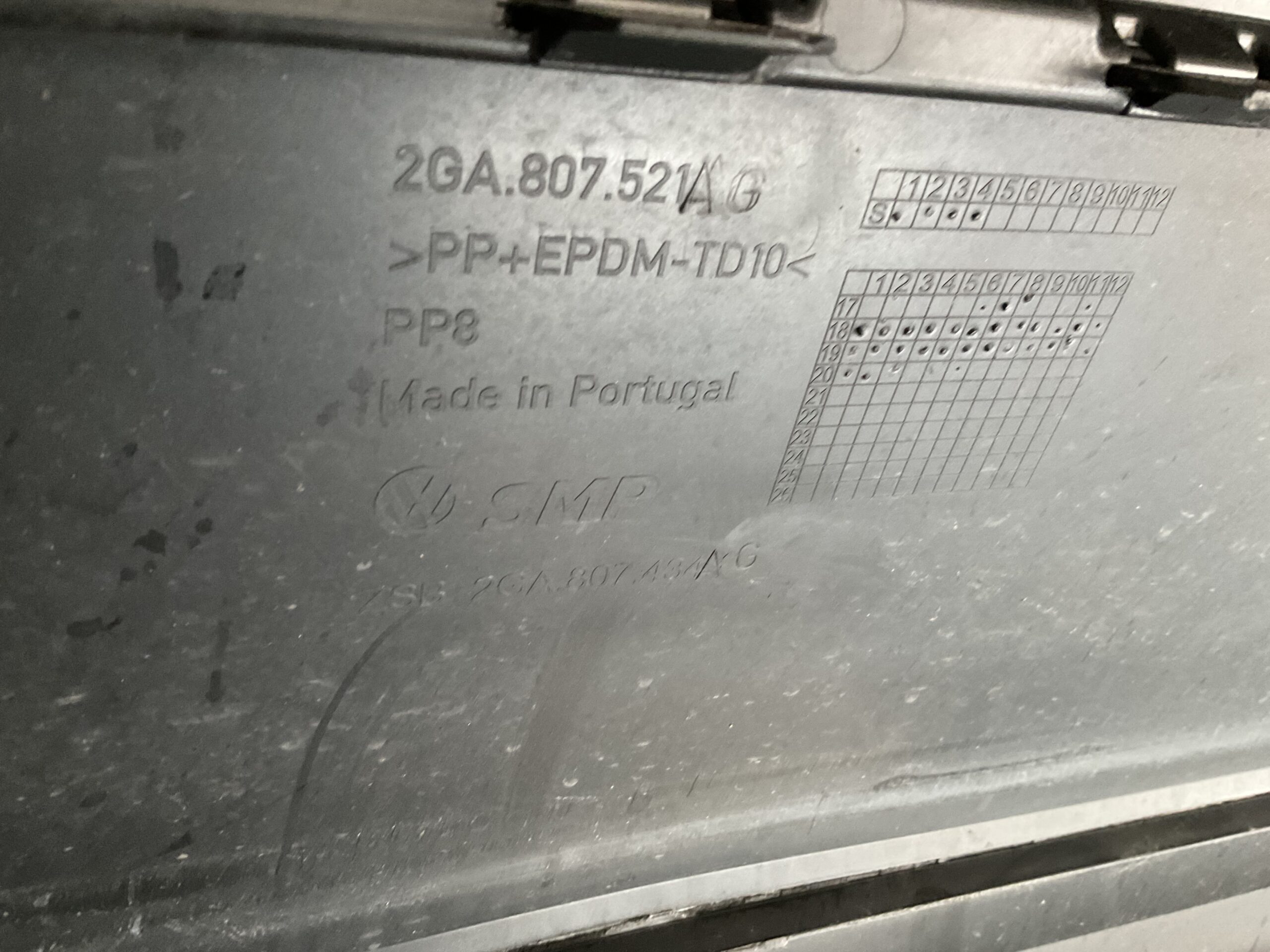 Bumper Volkswagen Troc T-Roc Rline R-Line 17-21 2GA807521a Achterbumper F6-16117z