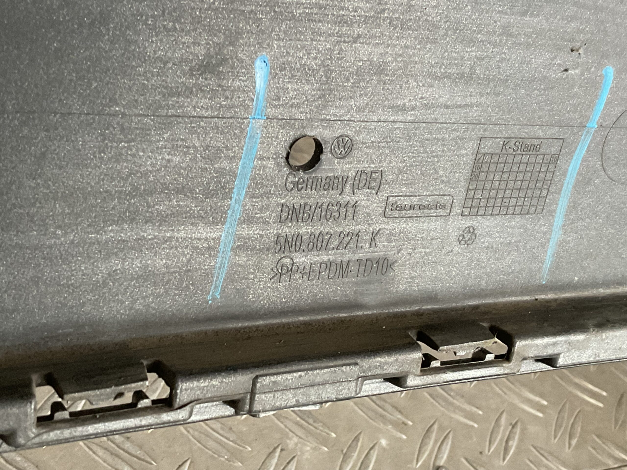 Bumper Volkswagen Tiguan 5N0 Facelift 11-16 5n0807221k Voorbumper C5-16841z