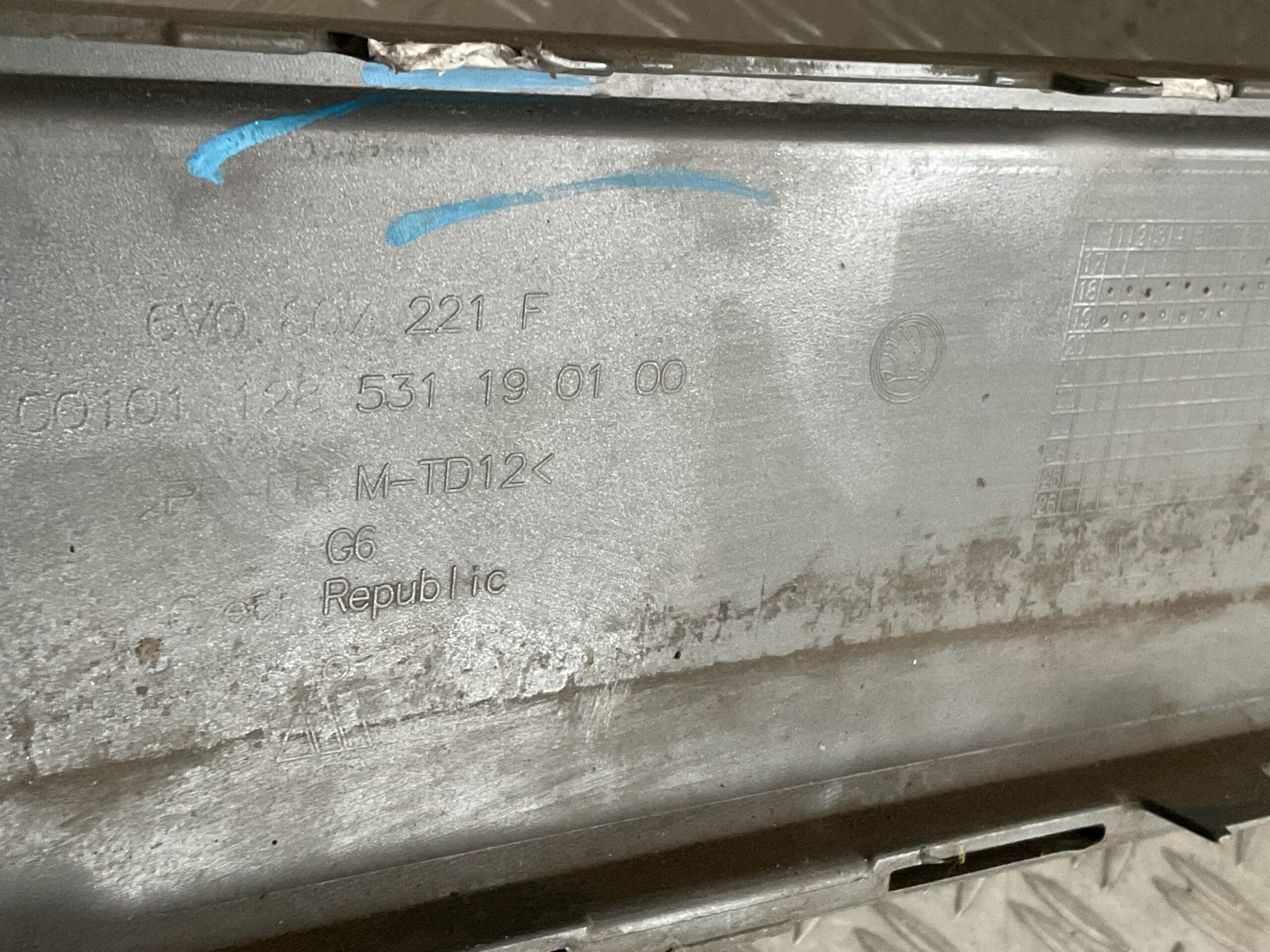 Bumper Skoda Fabia 2019-2023 6V0807221F Voorbumper H5-16830z