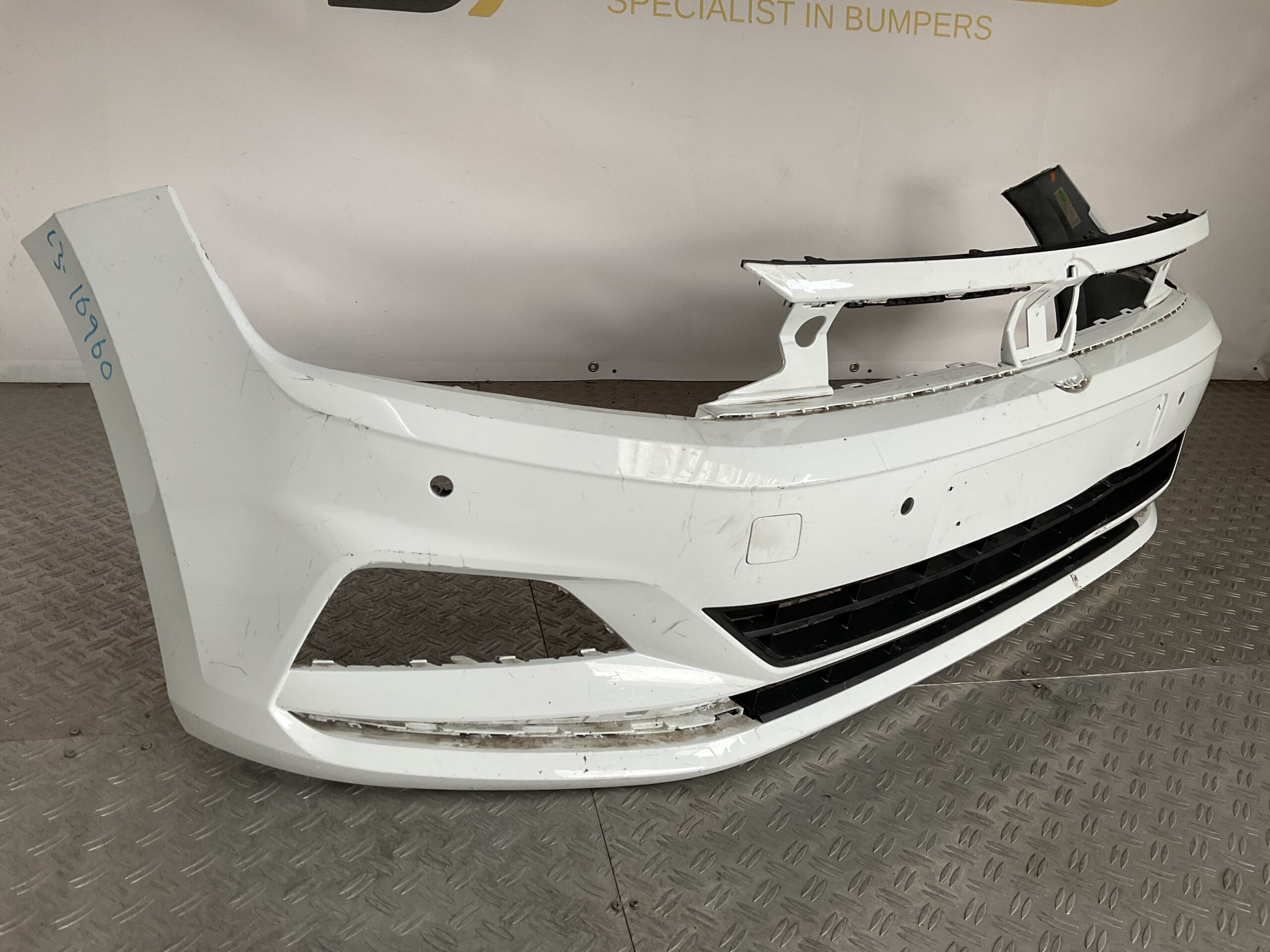 Bumper Volkswagen Polo 2G 17-21 4xpdc 2GO807221 Voorbumper C3-16960z