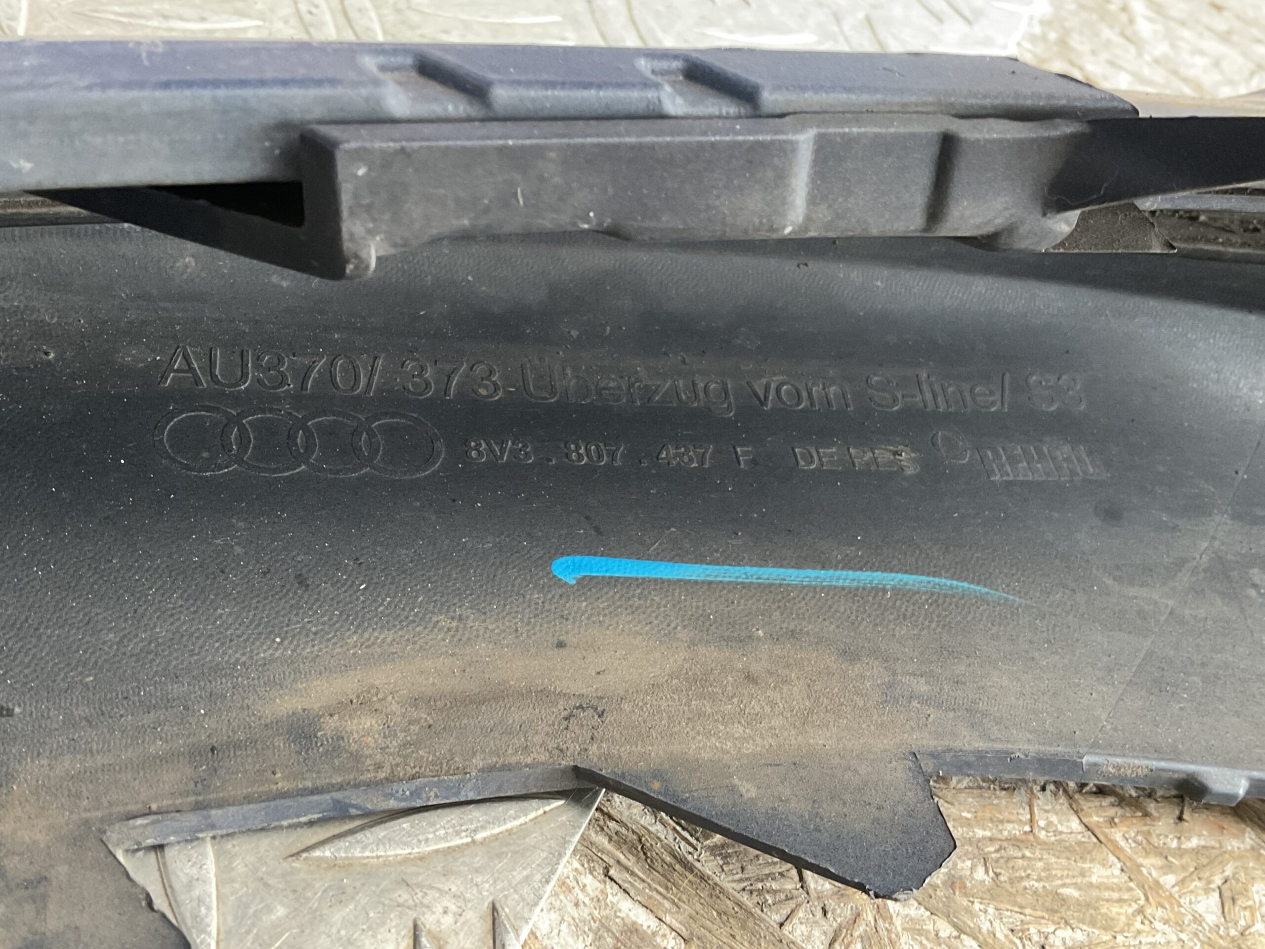 Bumper Audi A3 8V S3 Sline S-Line 12-16 kls 8v3807437fVoorbumper H3-15907z