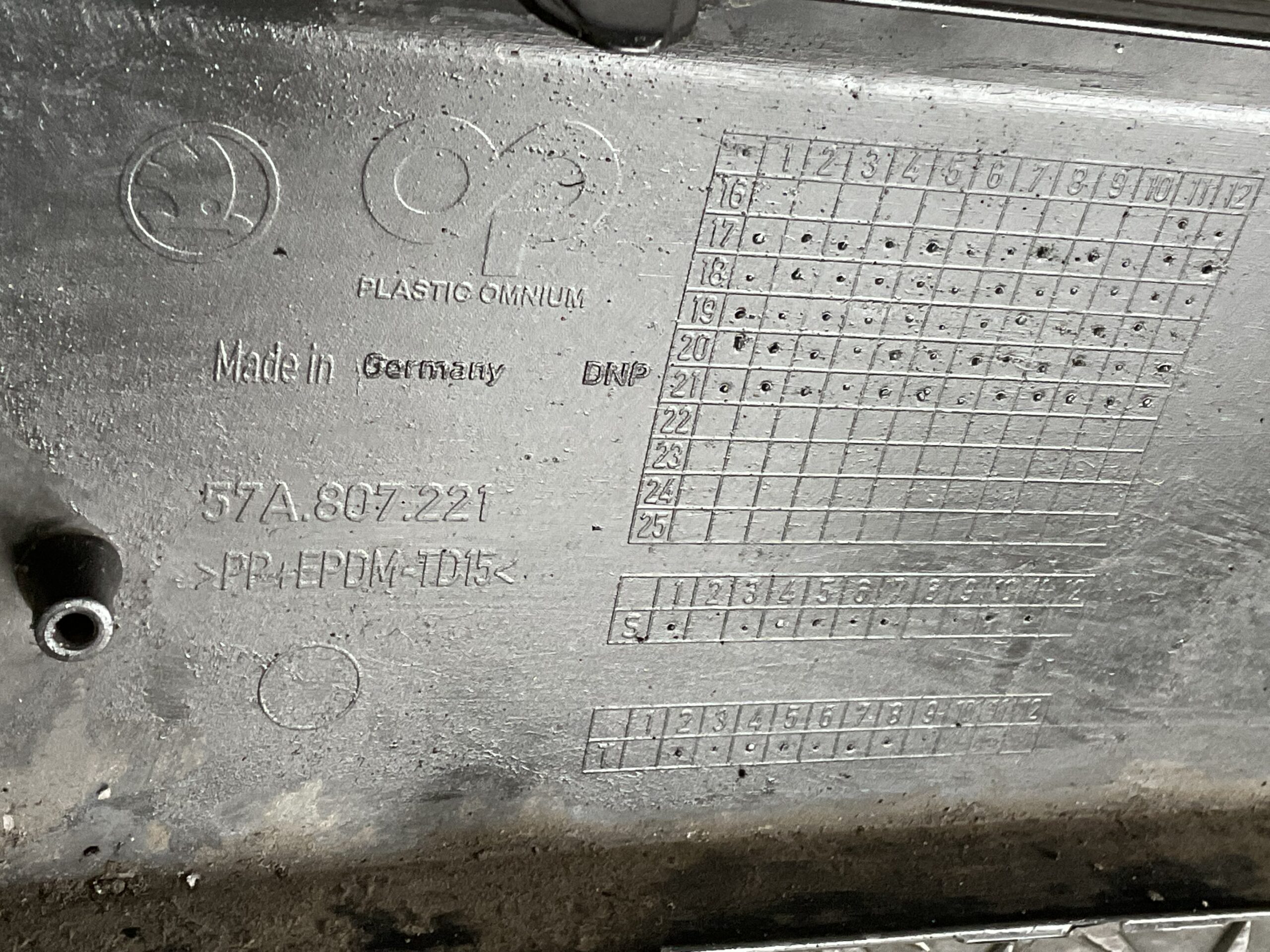 Bumper Skoda Karoq 57A 17- 57A807221 Voorbumper C5-17246z