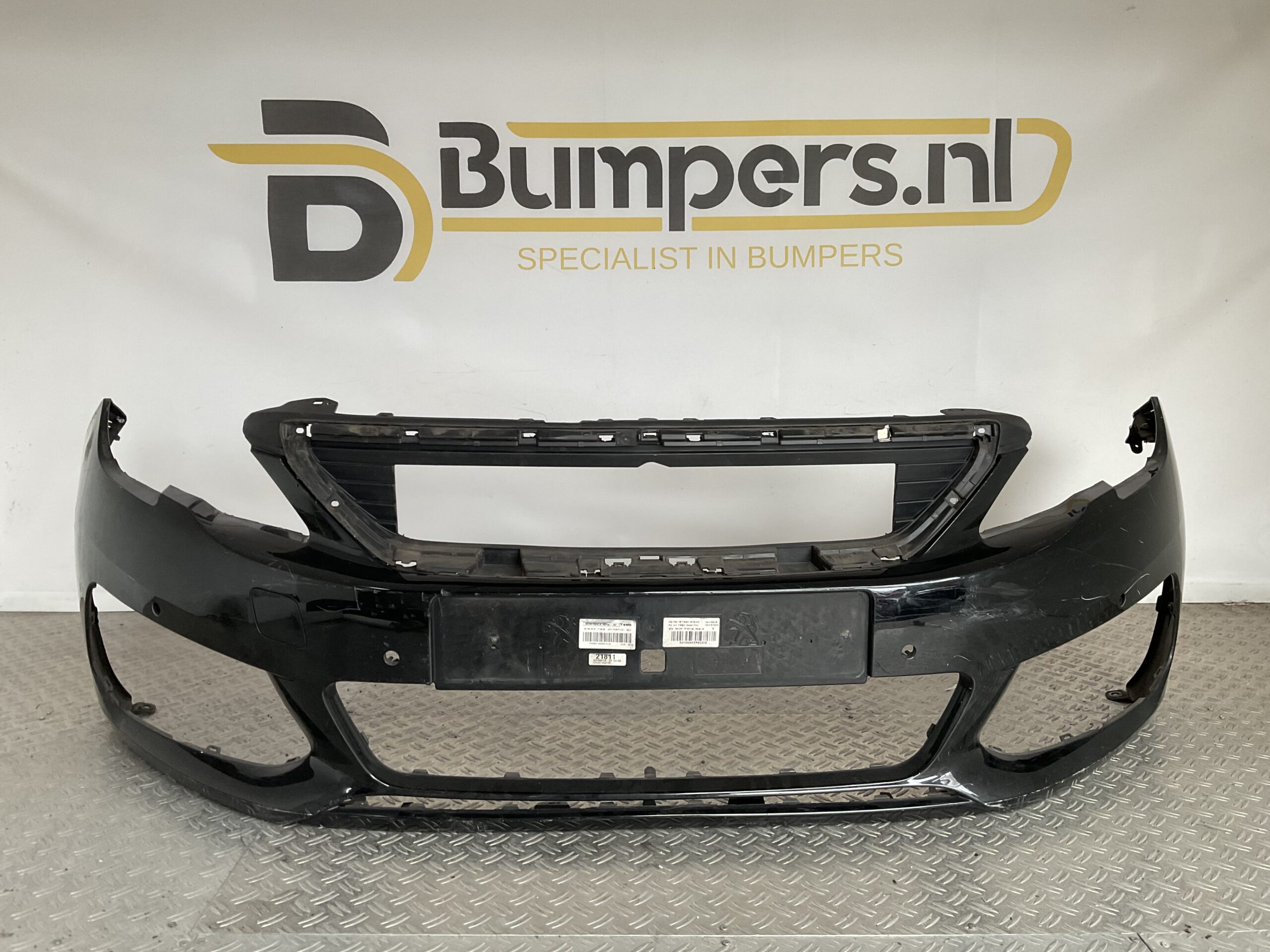 Bumper Peugeot 308 Facelift 4xpdc 2016-2021 AA38247568 Voorbumper J3-17418z