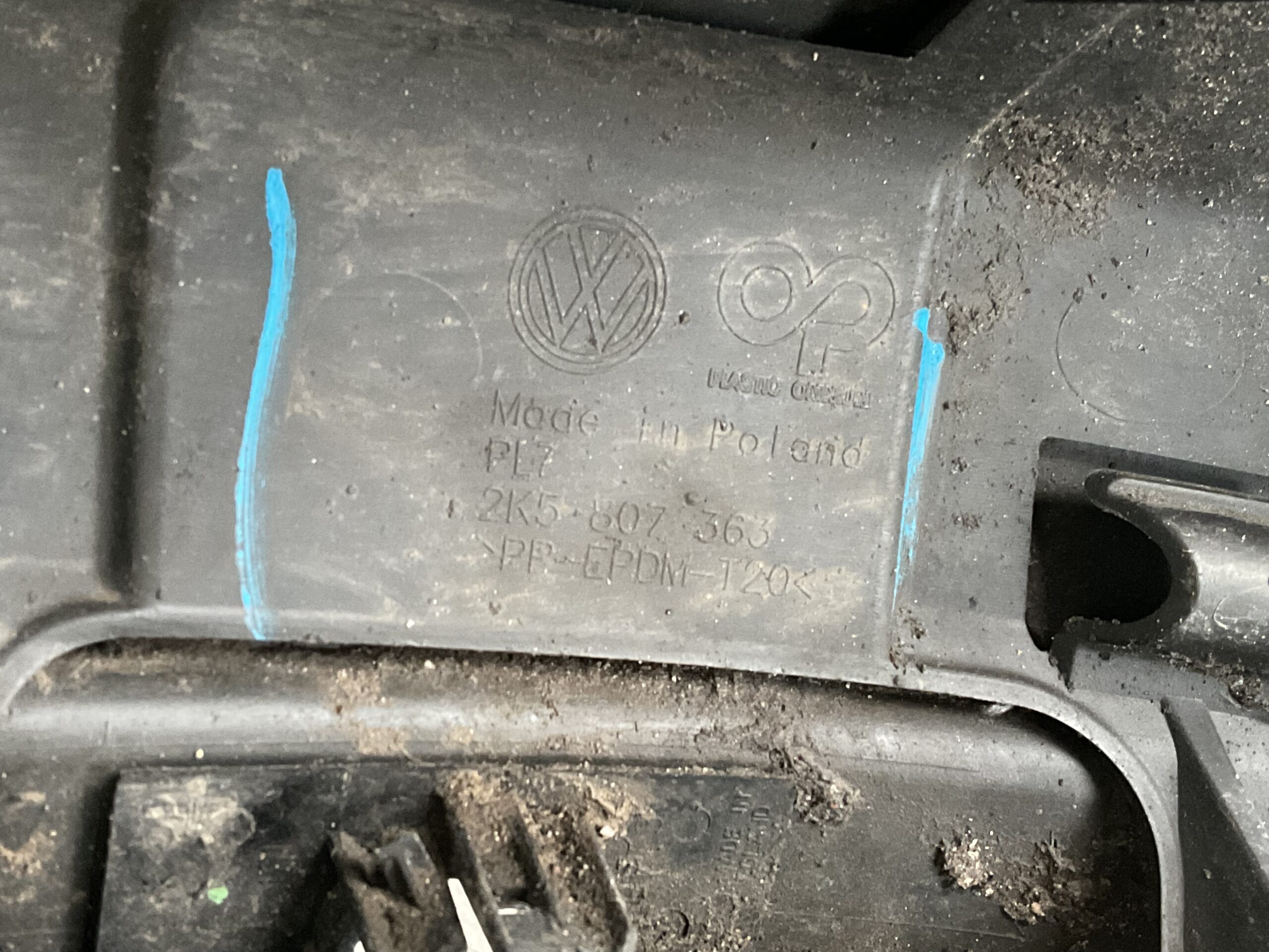 Bumper Volkswagen Caddy 2K5 15-20 2K5807363 Achterbumper F4-16863z