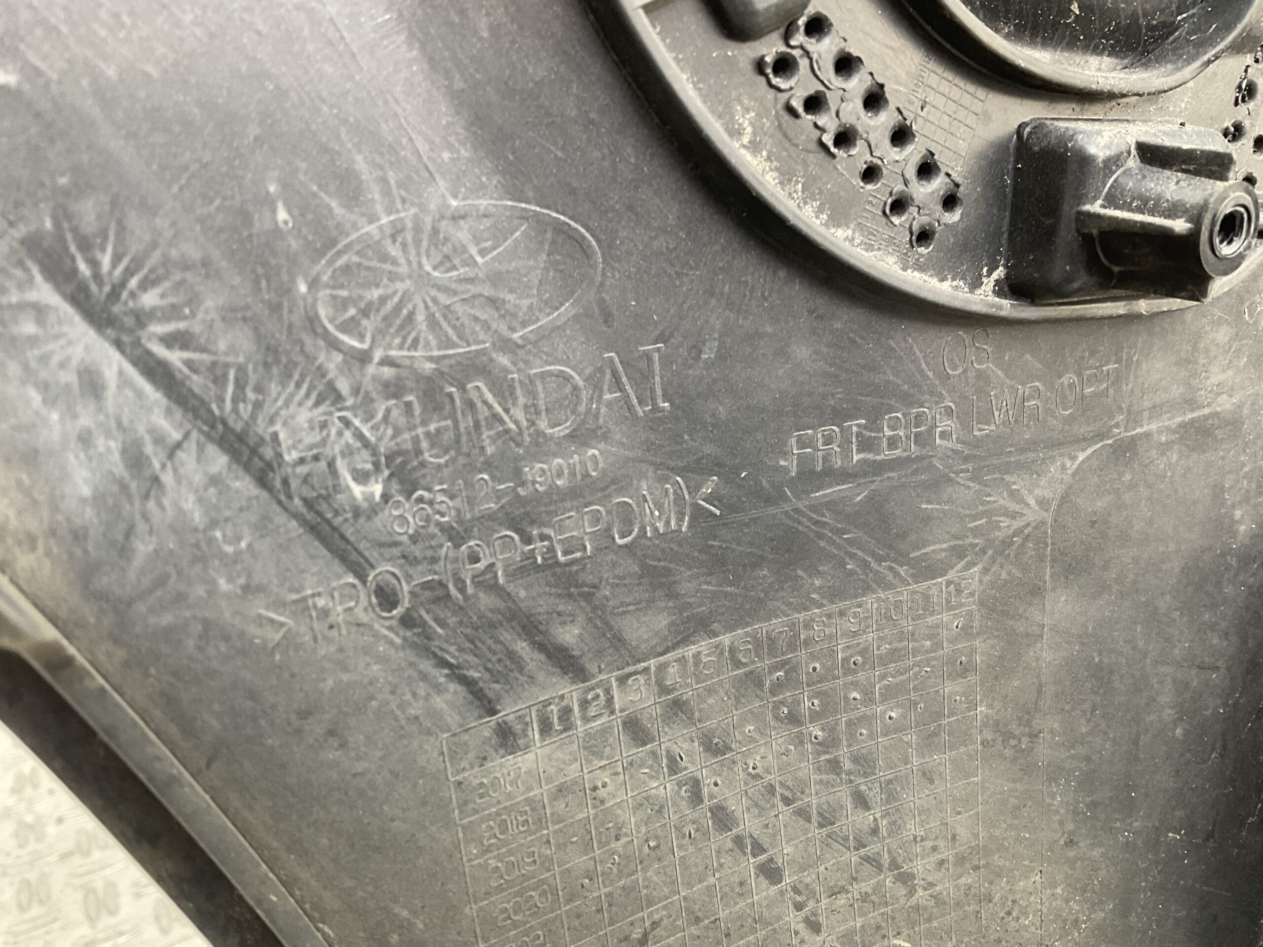 Bumper Hyundai Kona 17-20 86512-J9010 Voorbumper E5-18457z