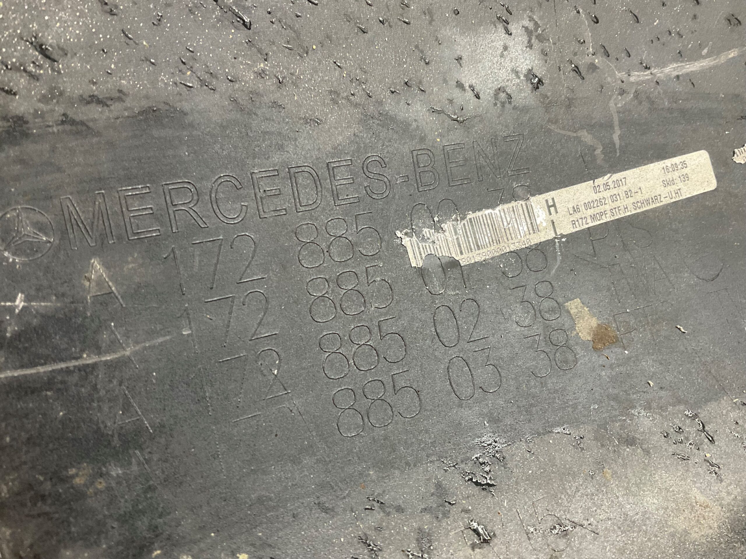 Bumper Mercedes Benz SLK R172 11-20 A1728850338PT Achterbumper F2-18685