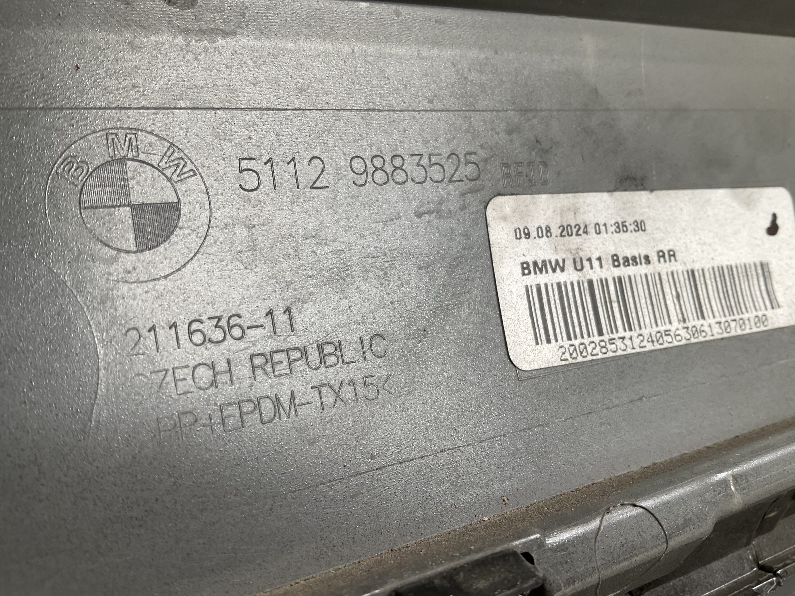 Bumper BMW X1 U11 M Pakket M-Pakket 51129883525 Achterbumper F2-18733