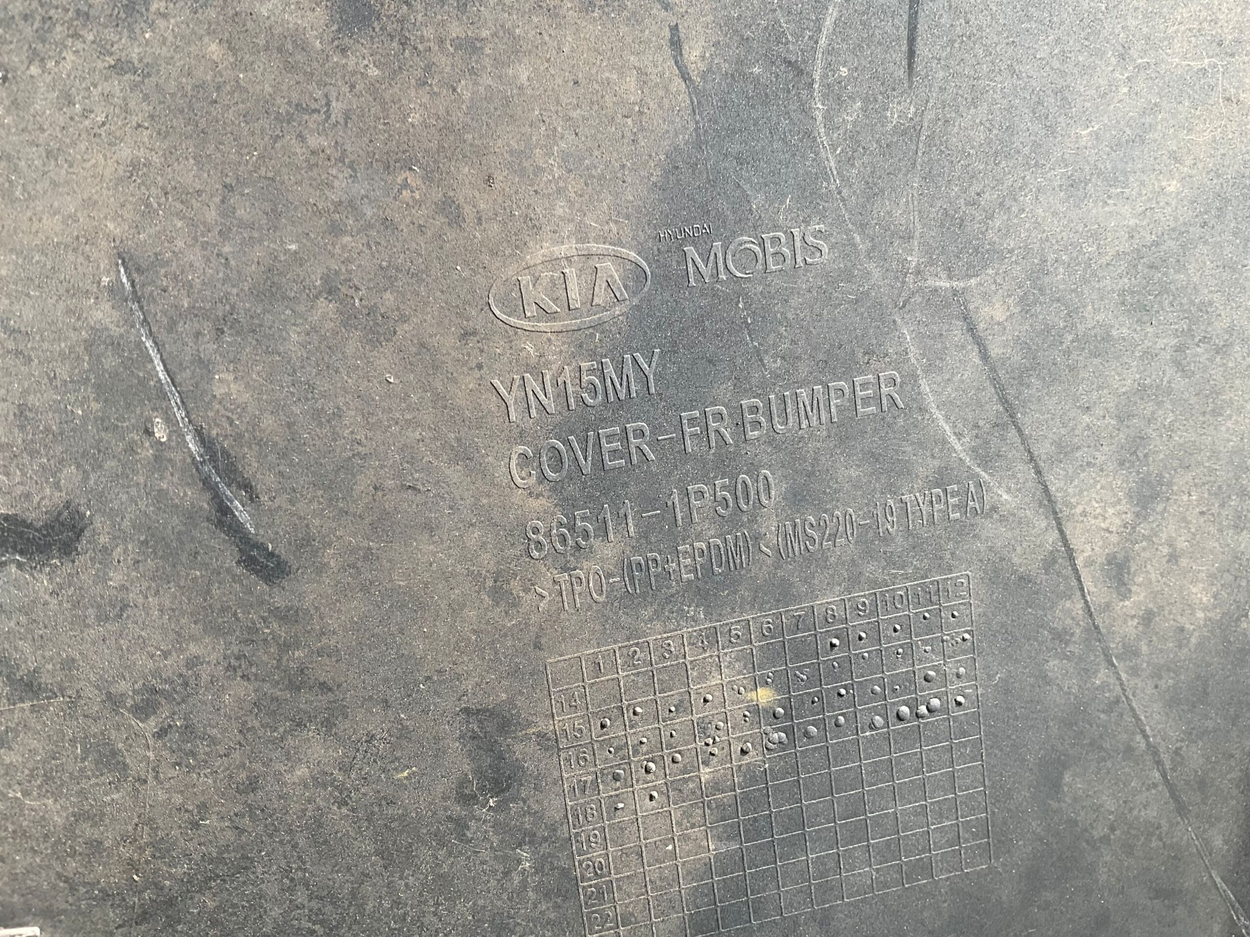 Bumper Kia Venga Facelift 14-19 86511-1P500 Voorbumper G9-18945