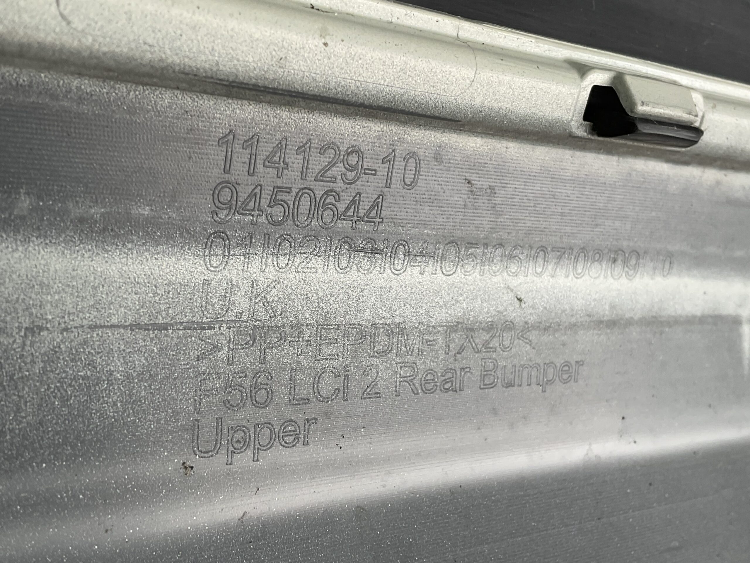 Bumper Mini One Cooper F56 F55 2013- 9450644 Achterbumper F3-18158