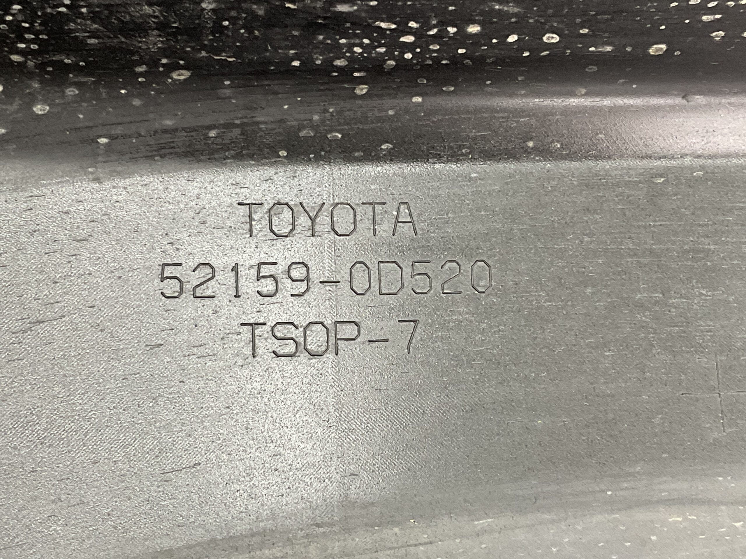 Bumper Toyota Yaris 2014-2017 52159-0D520 Achterbumper F3-18229