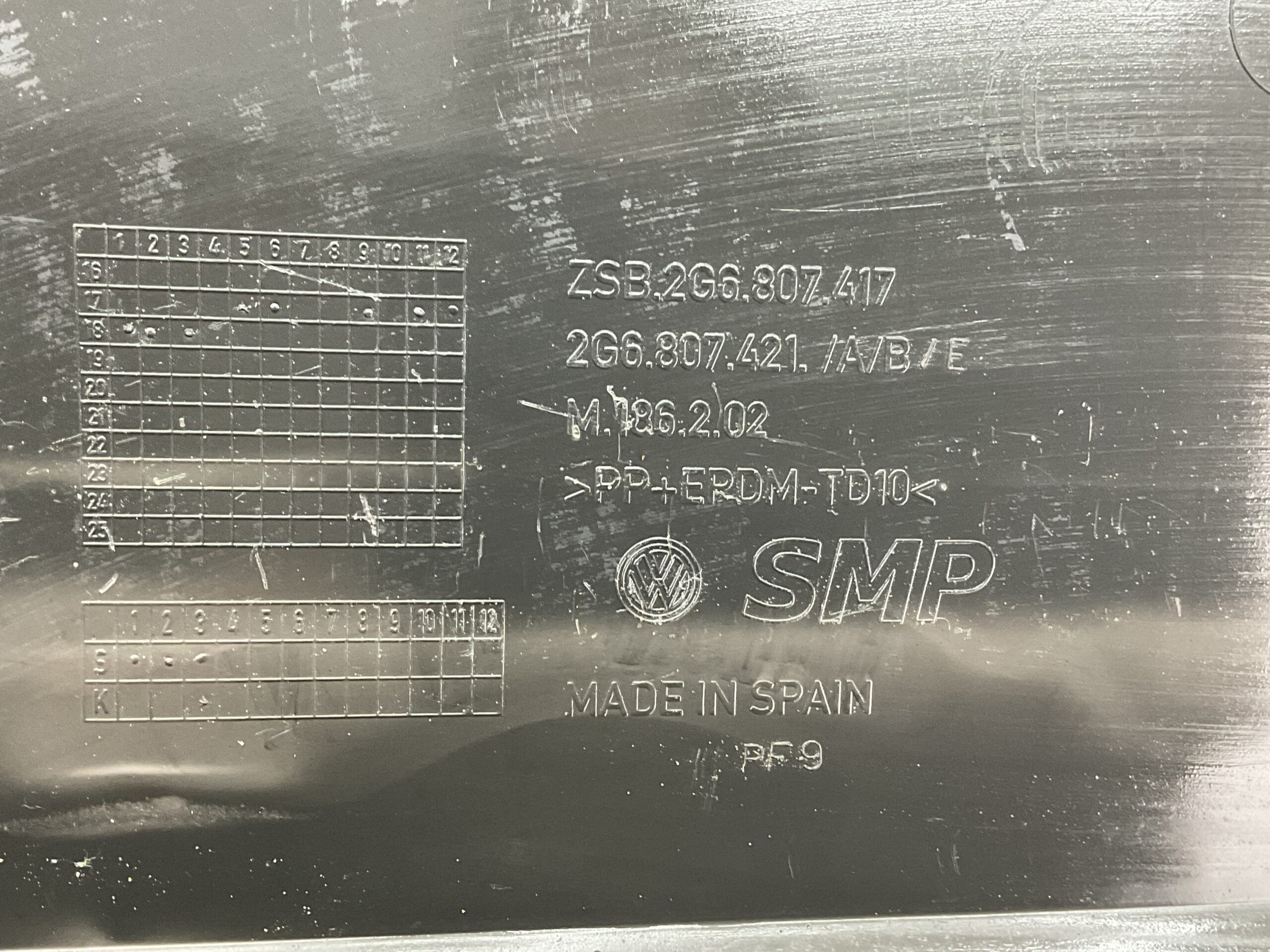 Bumper Volkswagen Polo VI 2G 17-21 2G6807421 Achterbumper F3-18234