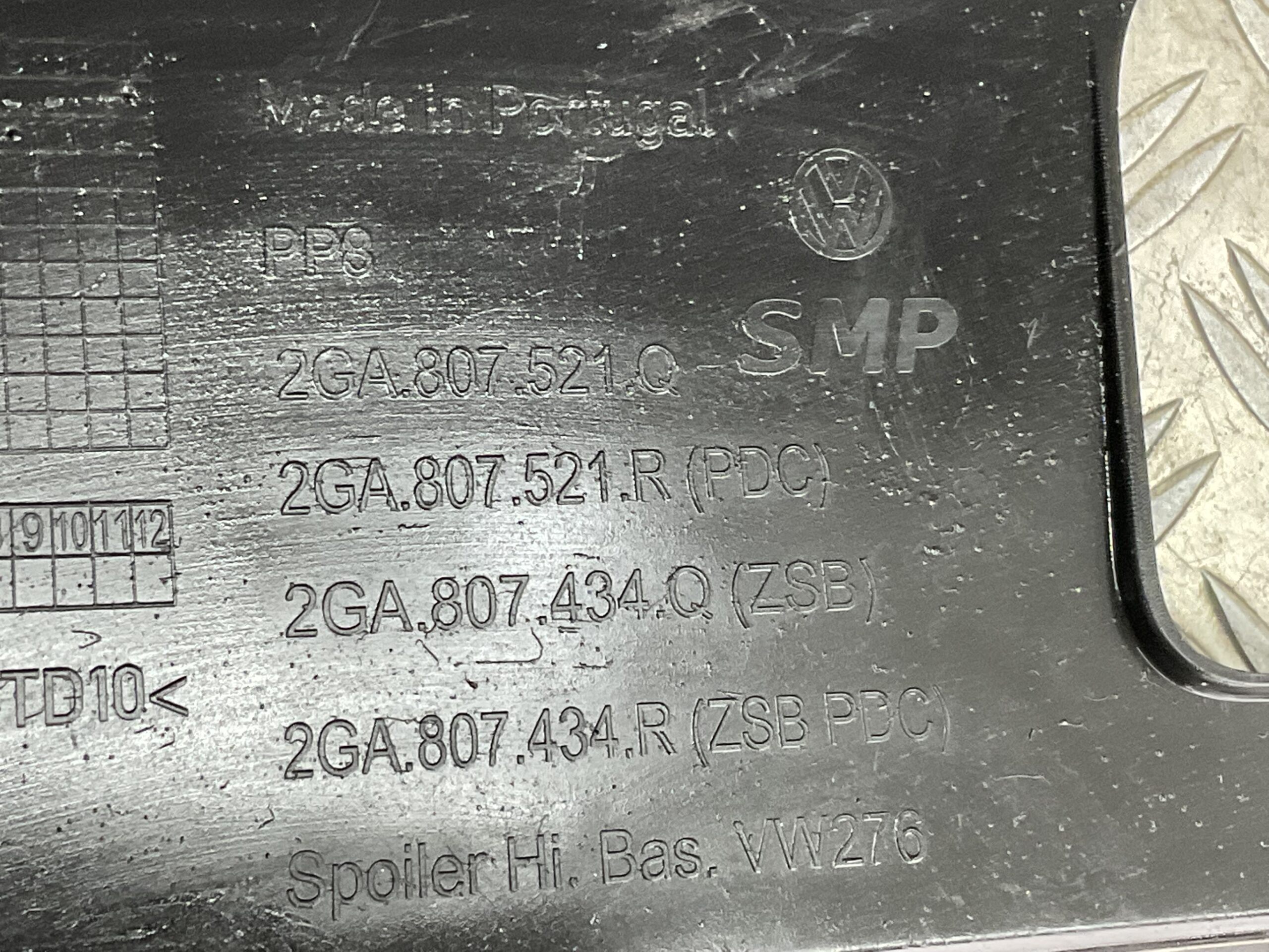 Bumper Volkswagen Troc T-Roc Rline R-Line 17-21 2GA807521Q Achterbumper F3-18236