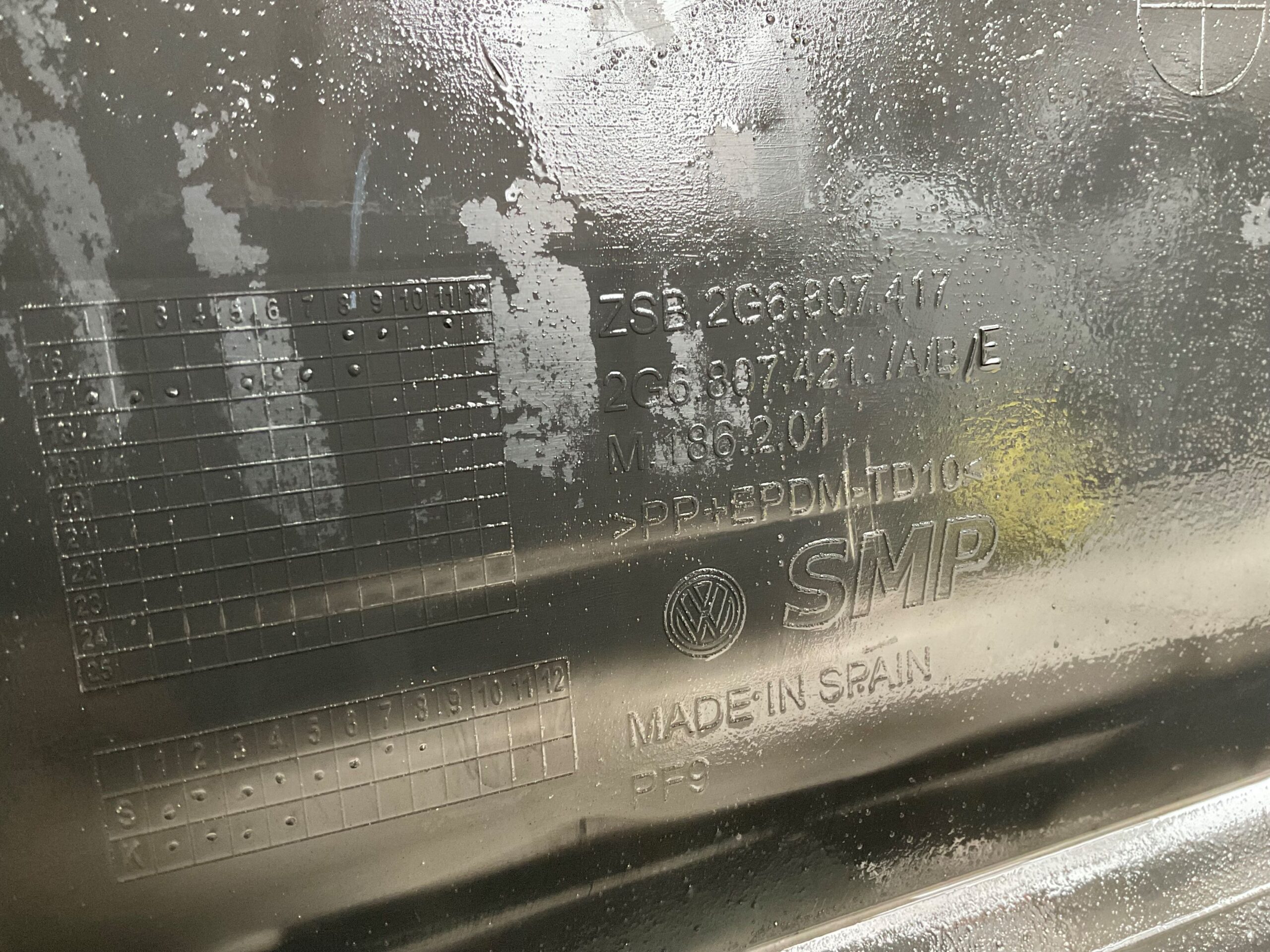 Bumper Volkswagen Polo VI 2G 17-21 2G6807421 Achterbumper F3-18272