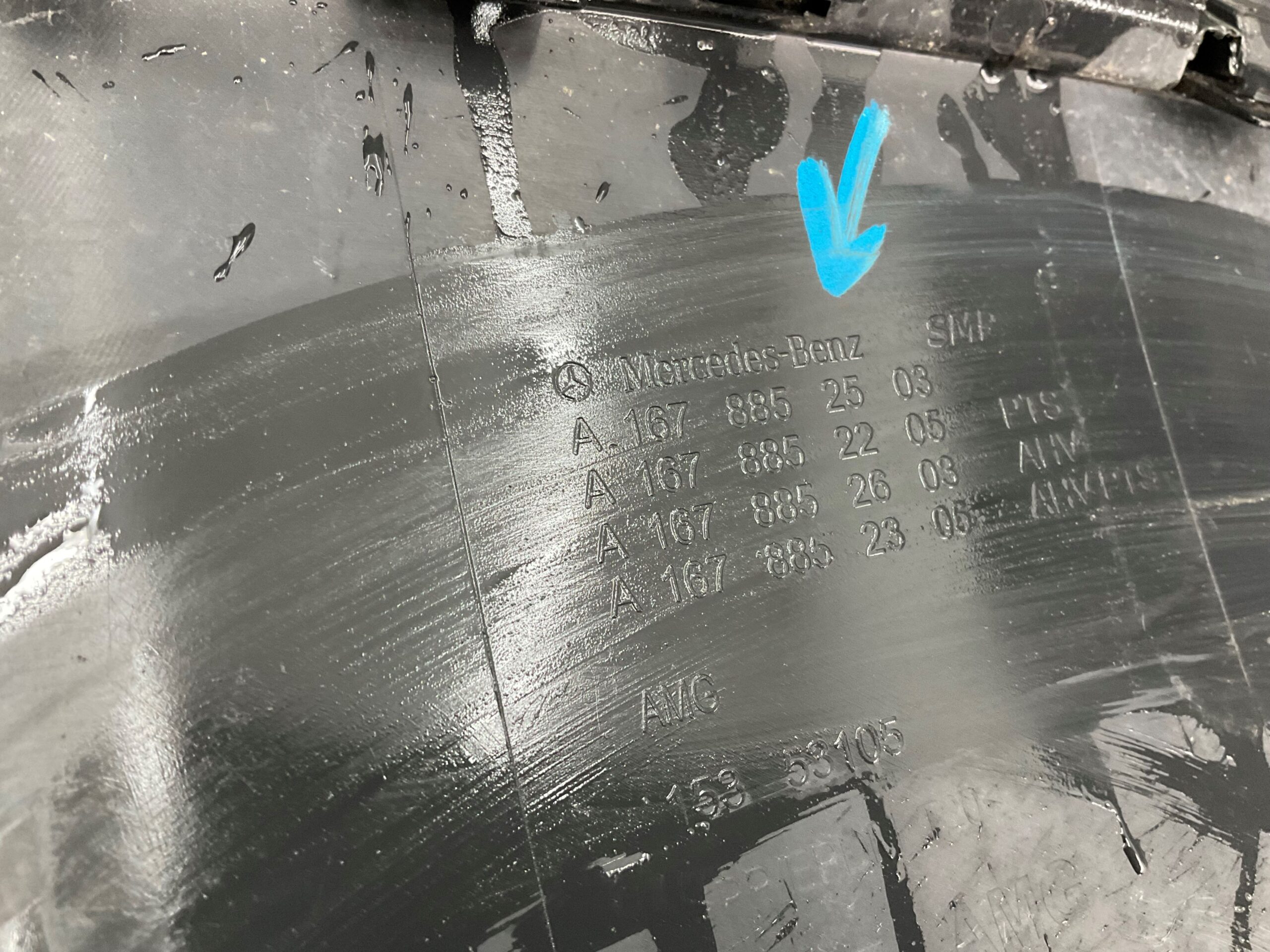 Bumper Mercedes GLE W167 AMG A1678851103 Achterbumper F3-18293