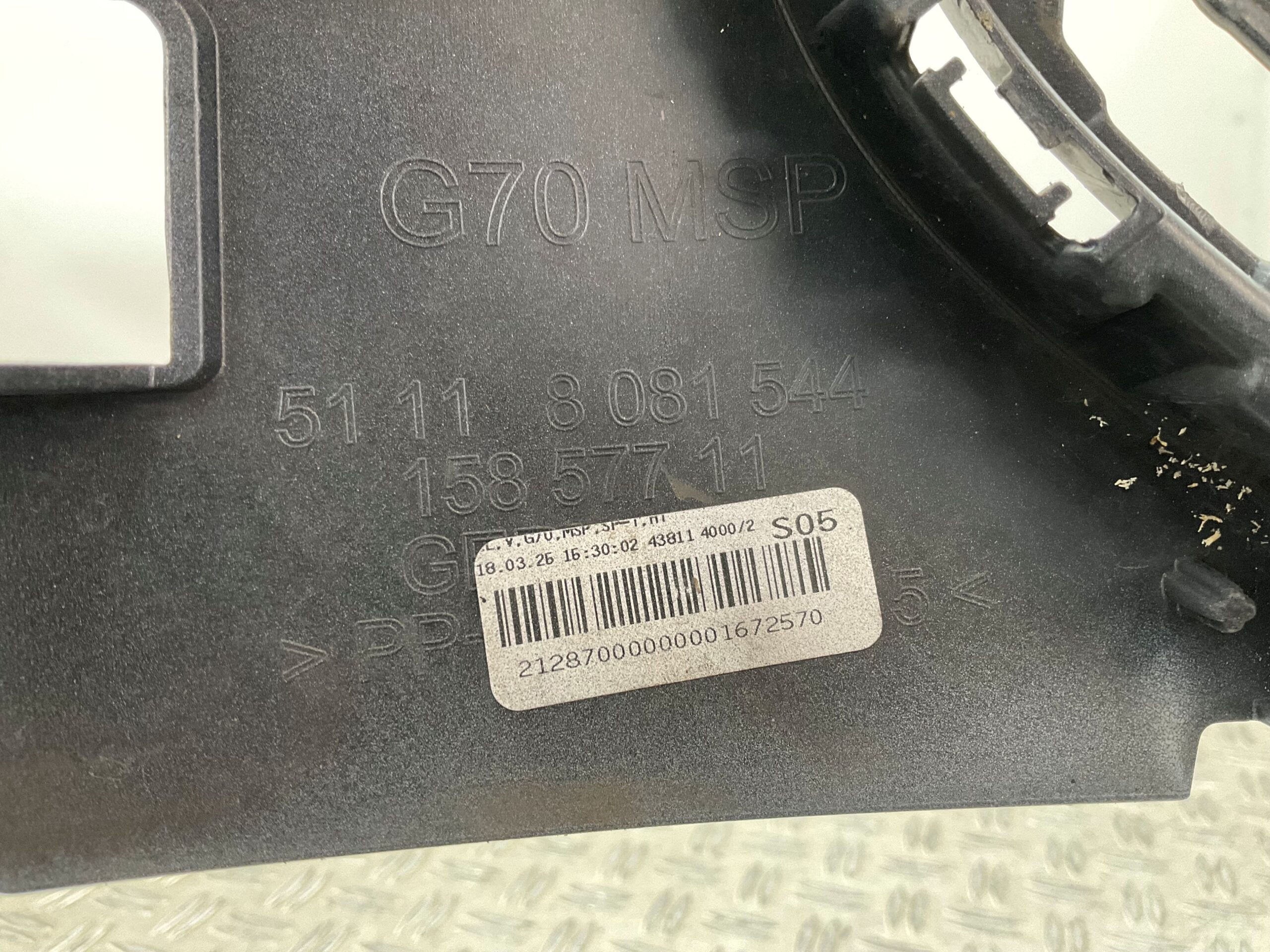 Bumper BMW 7 Serie i7 G70 M Pakket 22-25 51118081544 Voorbumper K10-19359