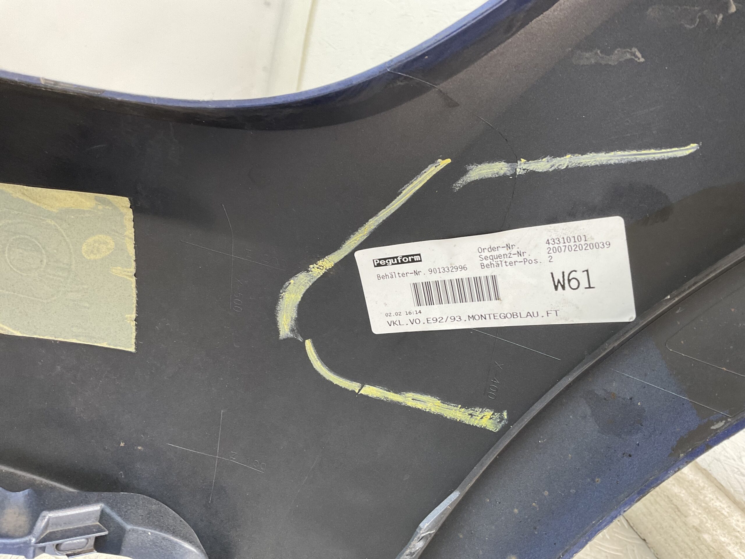 Bumper BMW 3 Serie E92 E93 kls 15857711 Voorbumper K2-19367