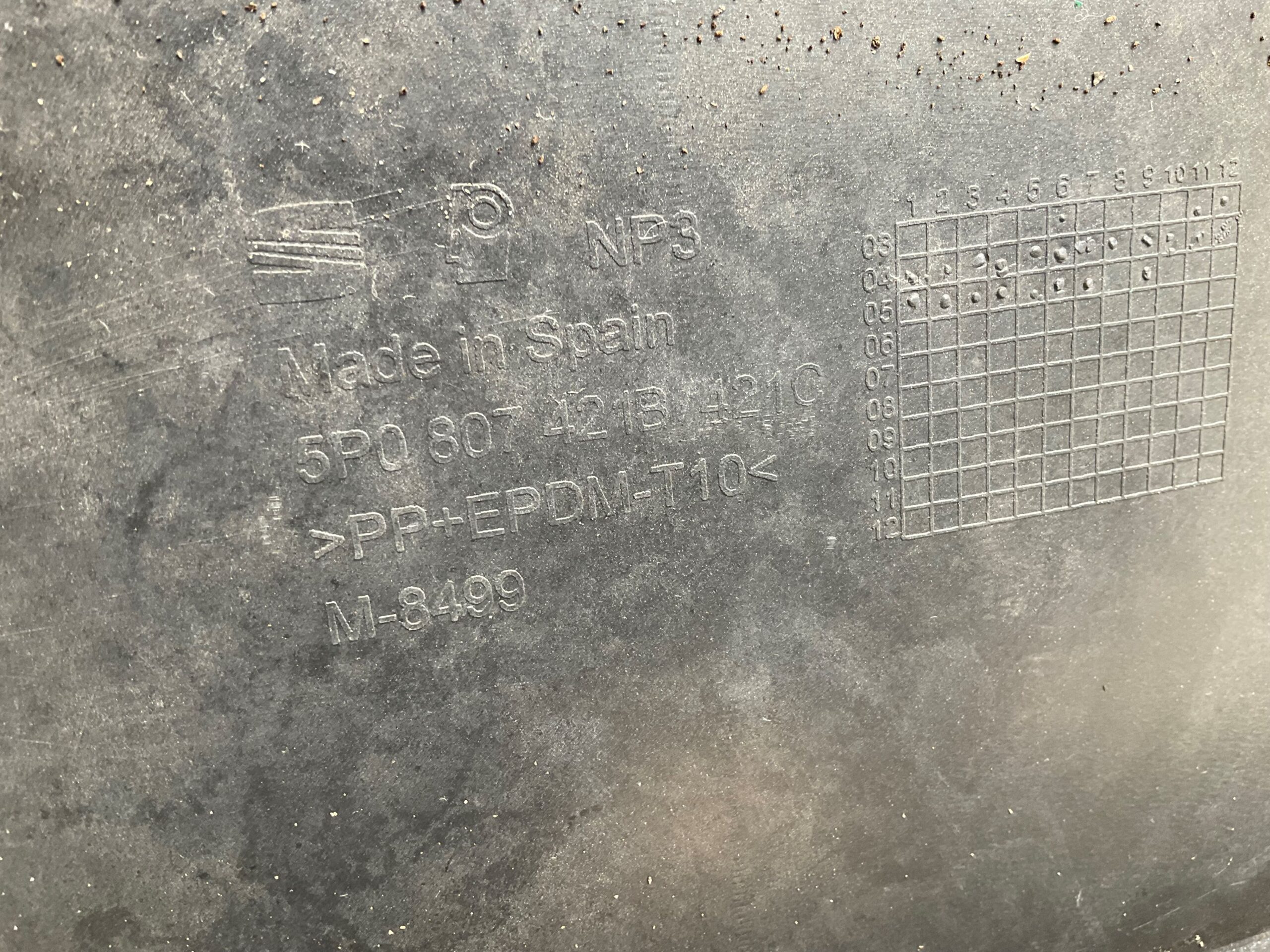 Bumper Seat Altea XL 04-15 5P0807421B Achterbumper F1-19544