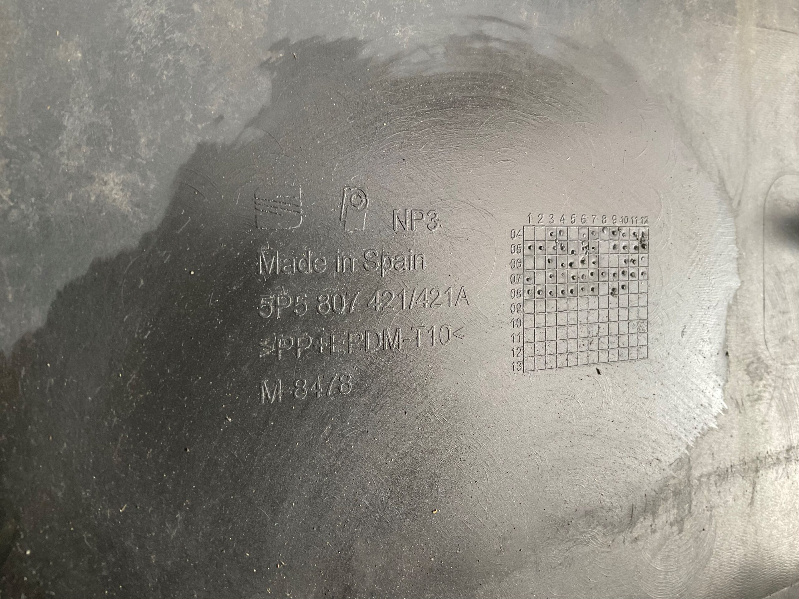 Bumper Seat Toledo III 3 5P 04-09 5P5807421A Achterbumper F1-19619