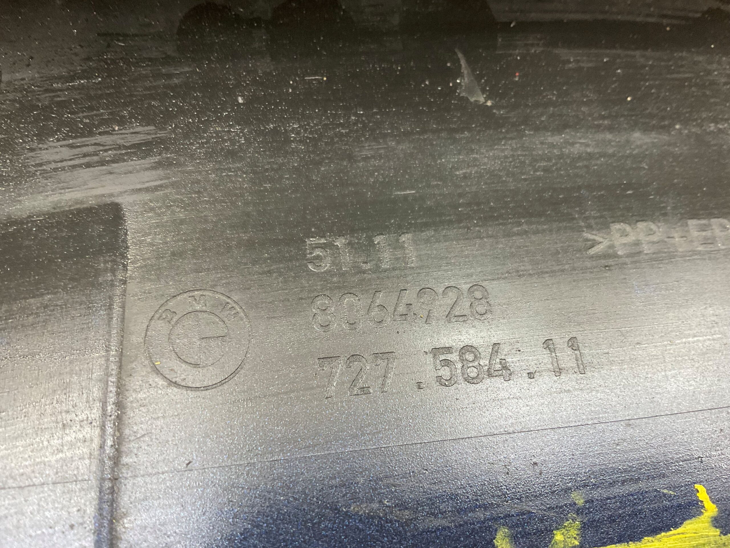 Bumper BMW 5 Serie G30 G31 MPakket M-Pakket 17-19 51118064928 Voorbumper K11-19323