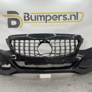 Bumper Mercedes C Klasse W205 Normaal 6xpdc 14-17 A2058800125 Voorbumper A4-20453