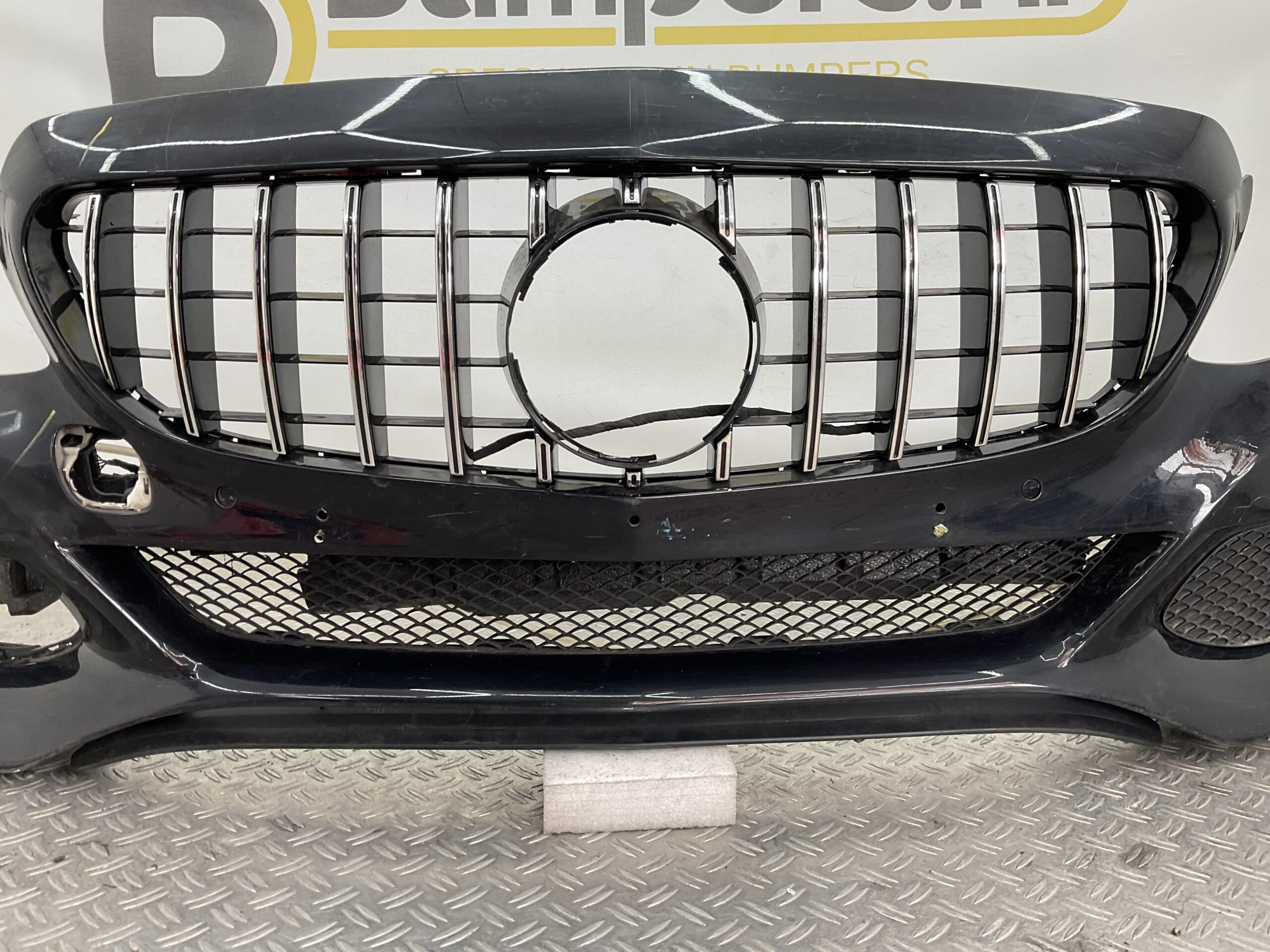 Bumper Mercedes C Klasse W205 Normaal 6xpdc 14-17 A2058800125 Voorbumper A4-20453