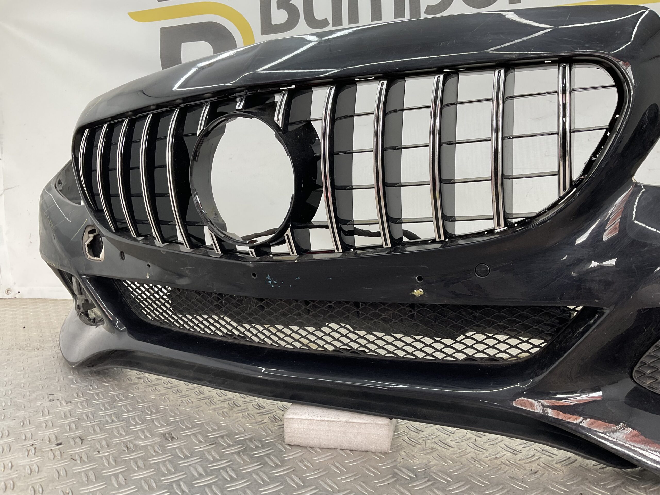 Bumper Mercedes C Klasse W205 Normaal 6xpdc 14-17 A2058800125 Voorbumper A4-20453