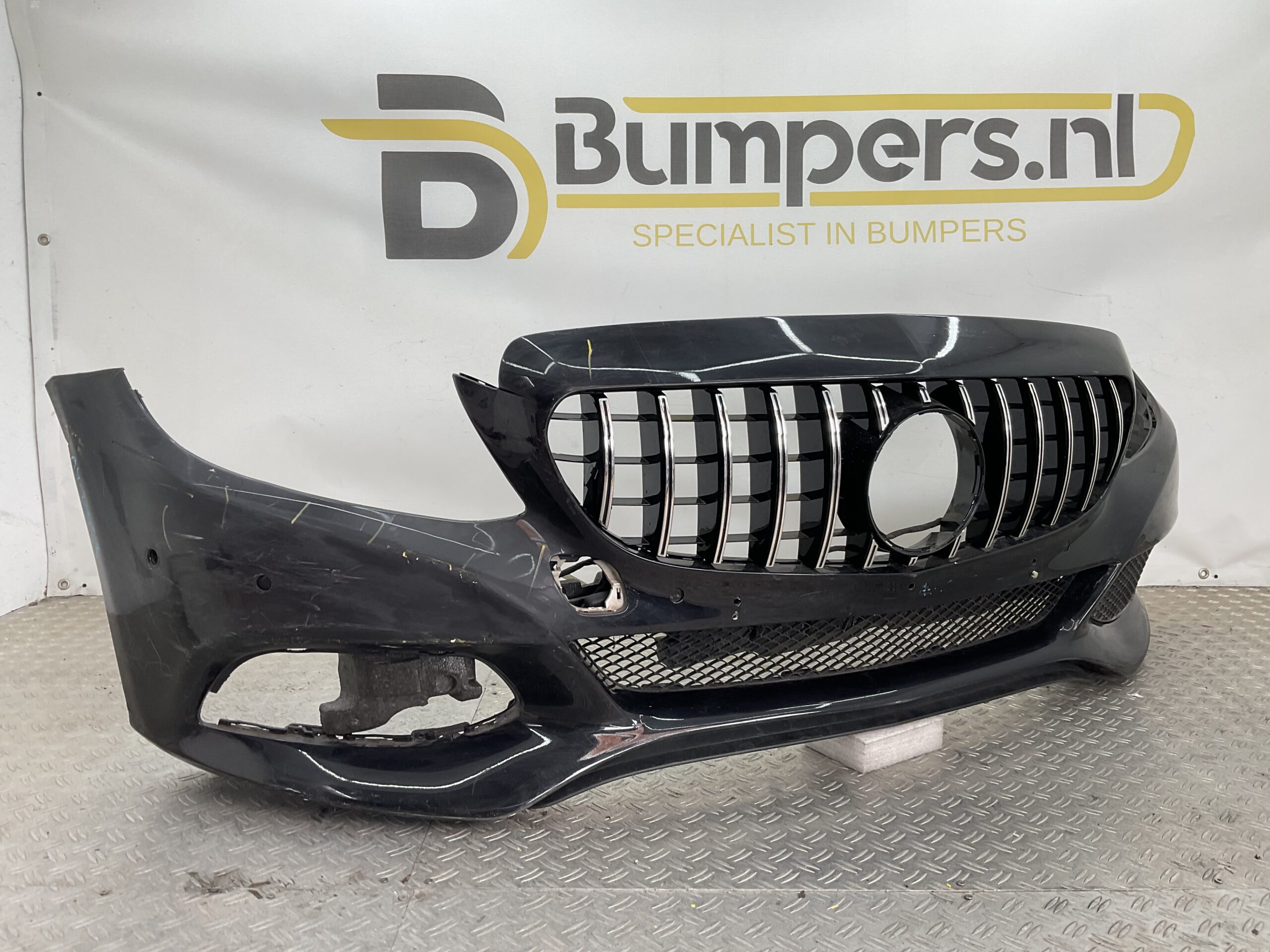 Bumper Mercedes C Klasse W205 Normaal 6xpdc 14-17 A2058800125 Voorbumper A4-20453