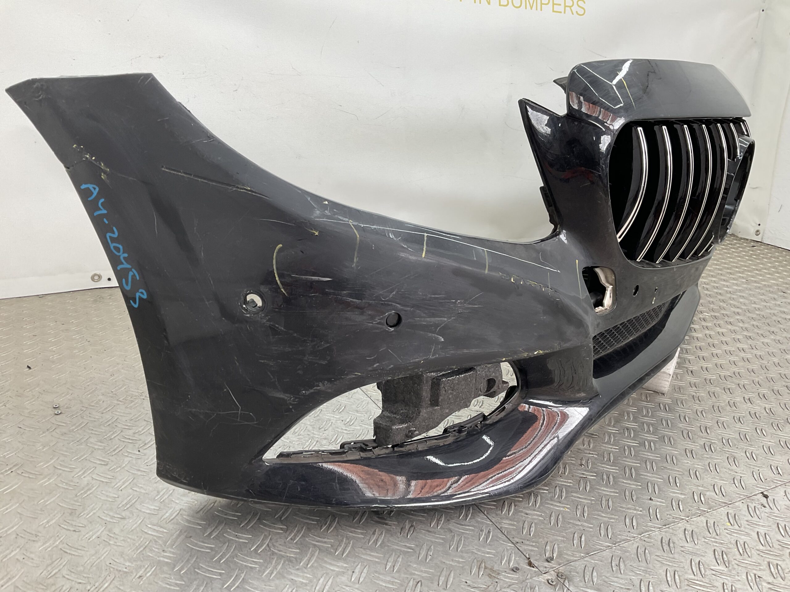 Bumper Mercedes C Klasse W205 Normaal 6xpdc 14-17 A2058800125 Voorbumper A4-20453