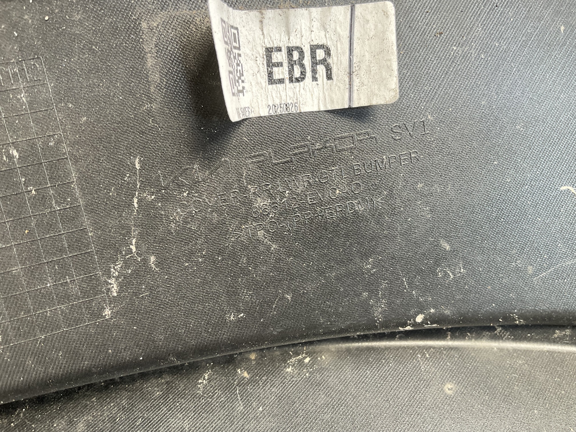 Bumper KIA EV3 24- 86612-EV0A0 Achterbumper F7-22760