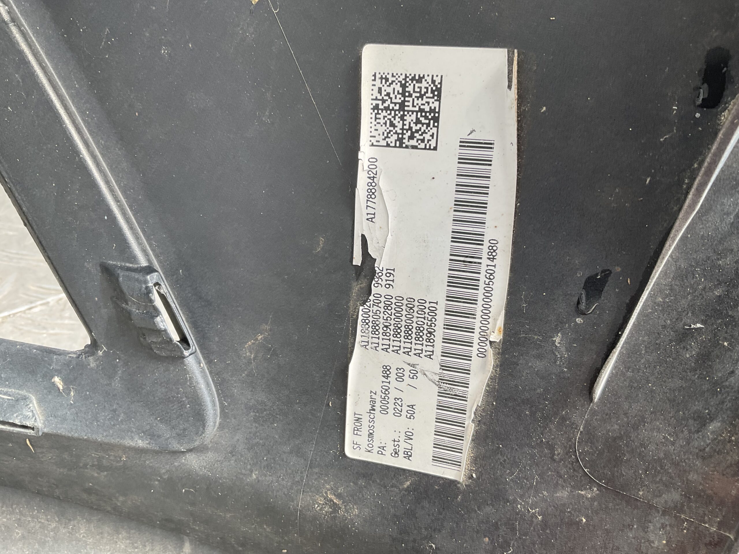 Bumper Mercedes CLA W118 Normaal 6xpdc 2019-2023 A1188855300 Voorbumper A10-22804