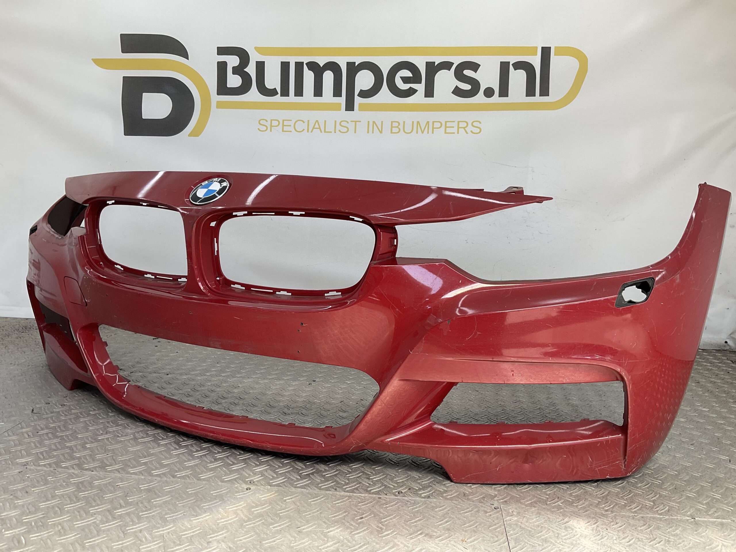 Bumper BMW 3 Serie F30 F31 LCI MPakket M-Pakket PDC 51118054128 Voorbumper K8-22831