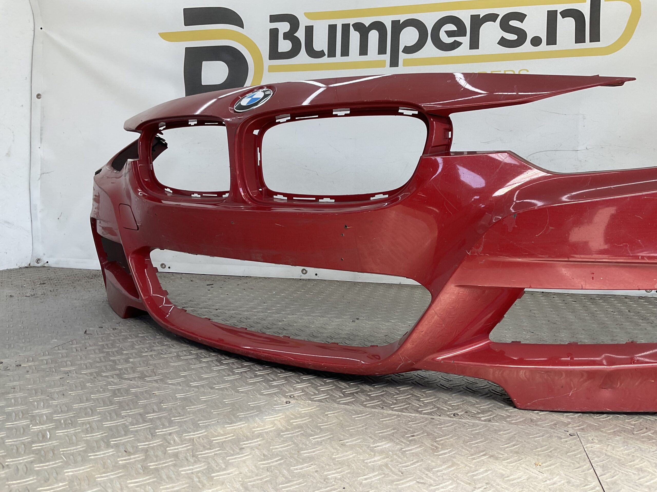 Bumper BMW 3 Serie F30 F31 LCI MPakket M-Pakket PDC 51118054128 Voorbumper K8-22831