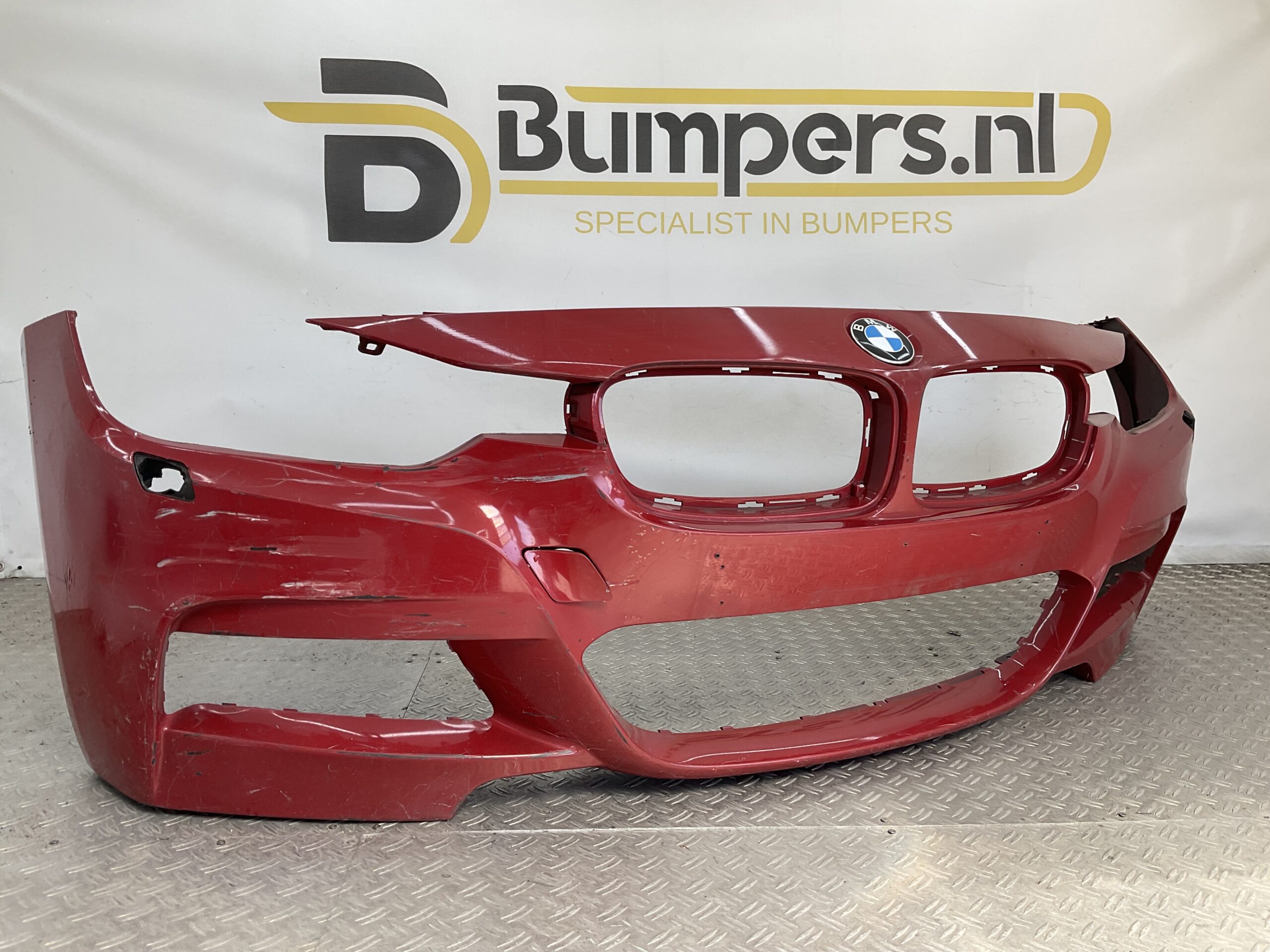 Bumper BMW 3 Serie F30 F31 LCI MPakket M-Pakket PDC 51118054128 Voorbumper K8-22831