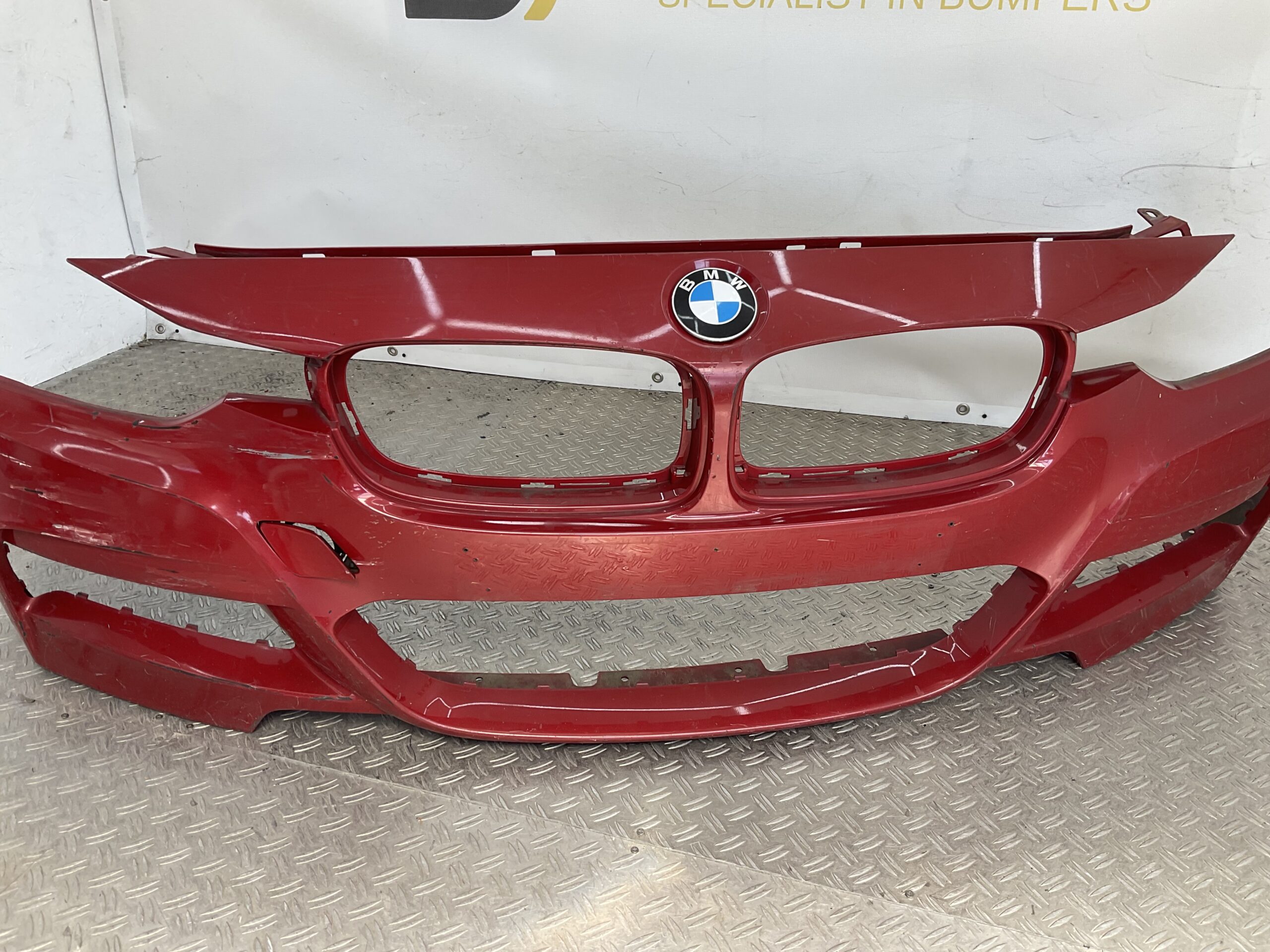 Bumper BMW 3 Serie F30 F31 LCI MPakket M-Pakket PDC 51118054128 Voorbumper K8-22831