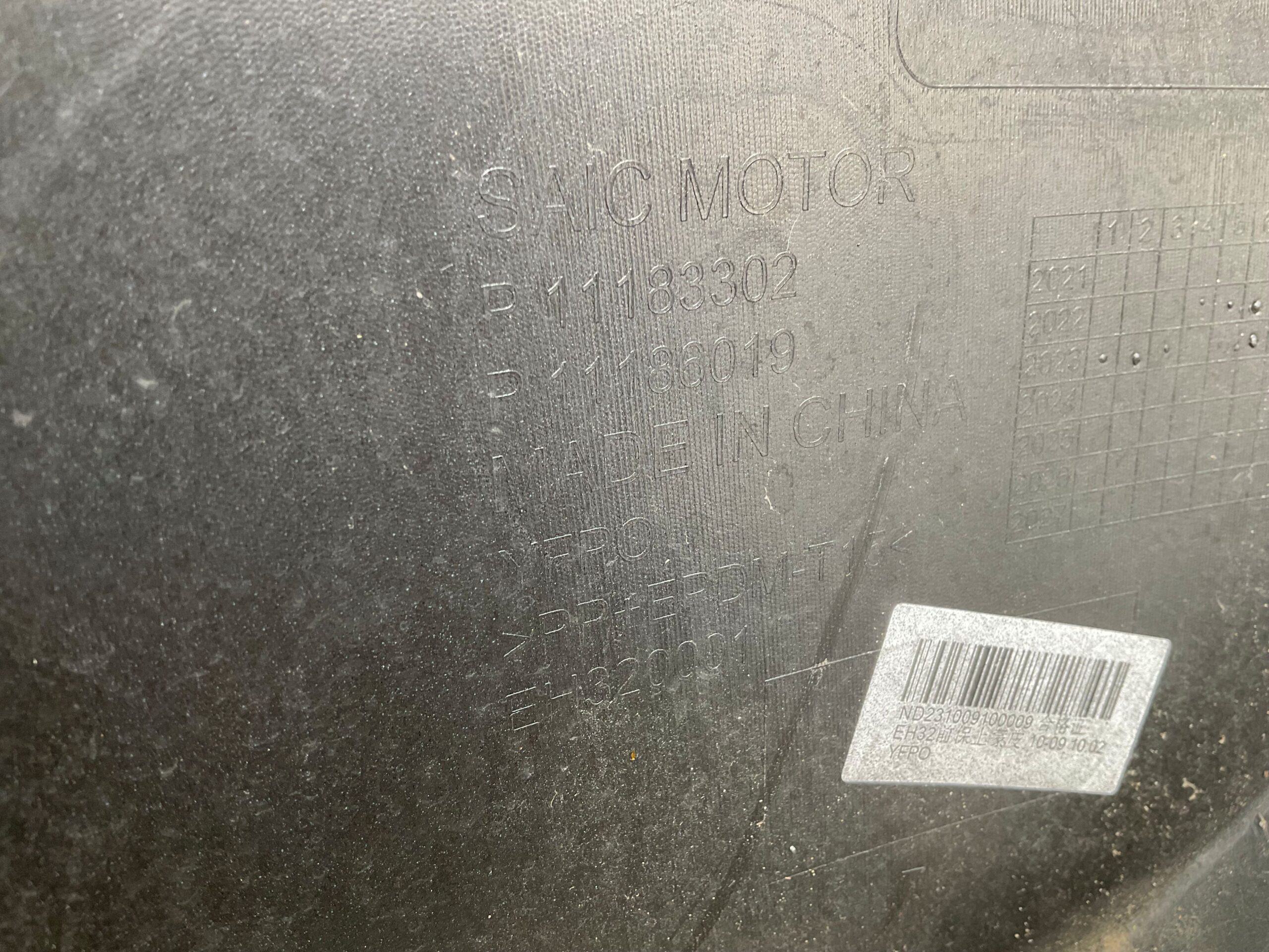 Bumper MG MG4 EV 22-24 P11183326 Voorbumper M1-22958