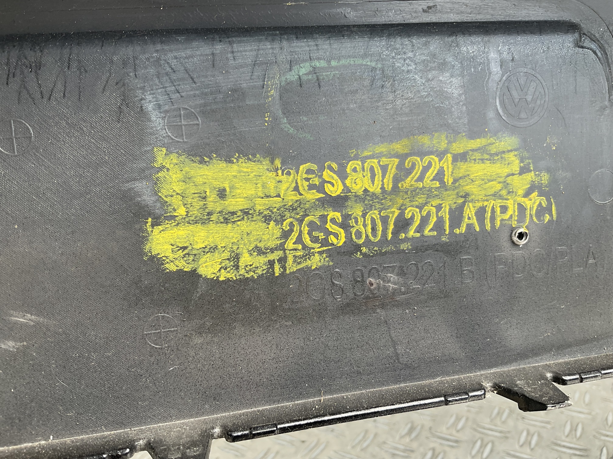 Bumper Volkswagen Polo 2G 22-25 2GS807221A Voorbumper C3-23255