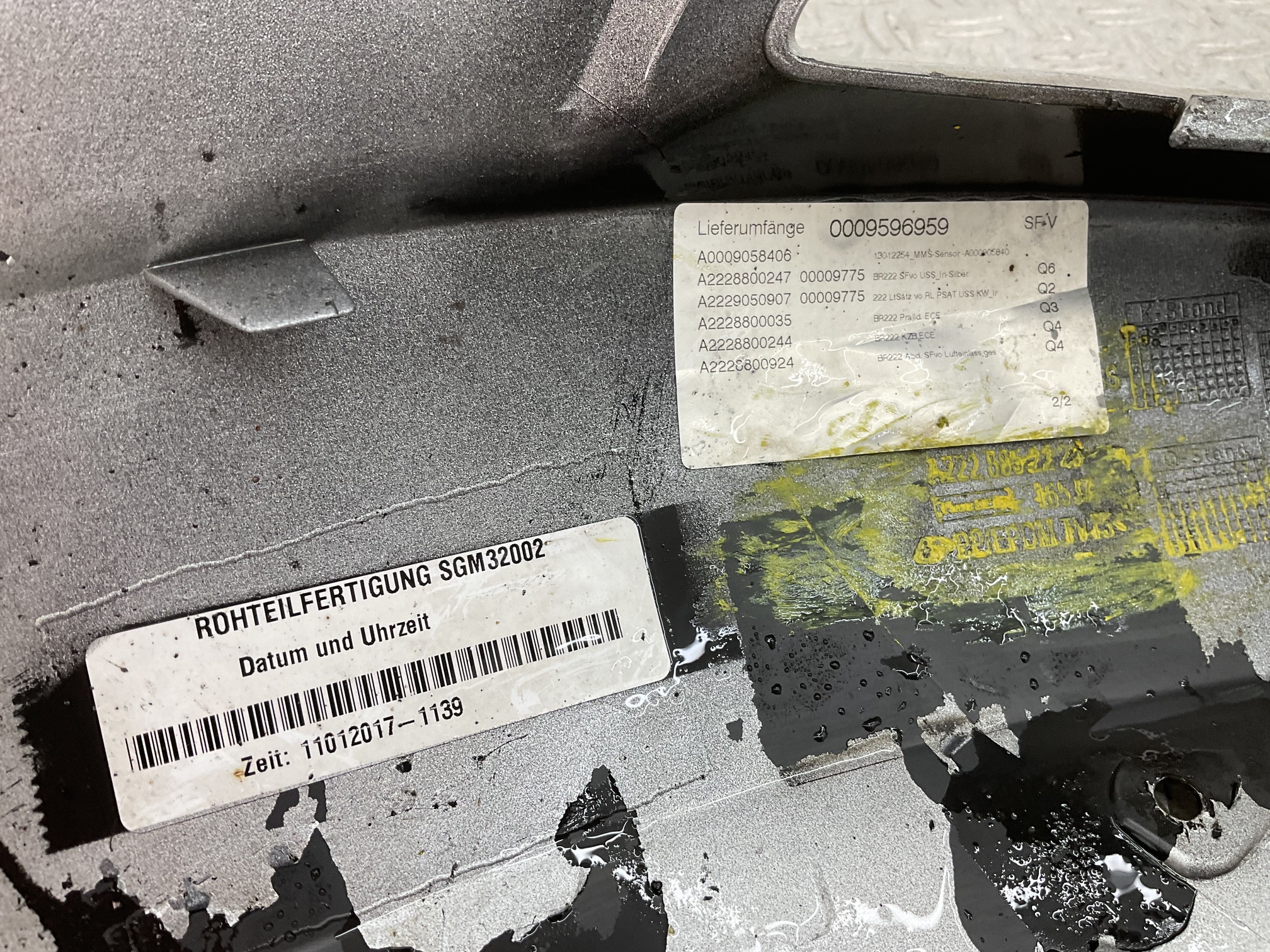 Bumper Mercedes S Klasse W222 214 A2228800147 Voorbumper A1-20486