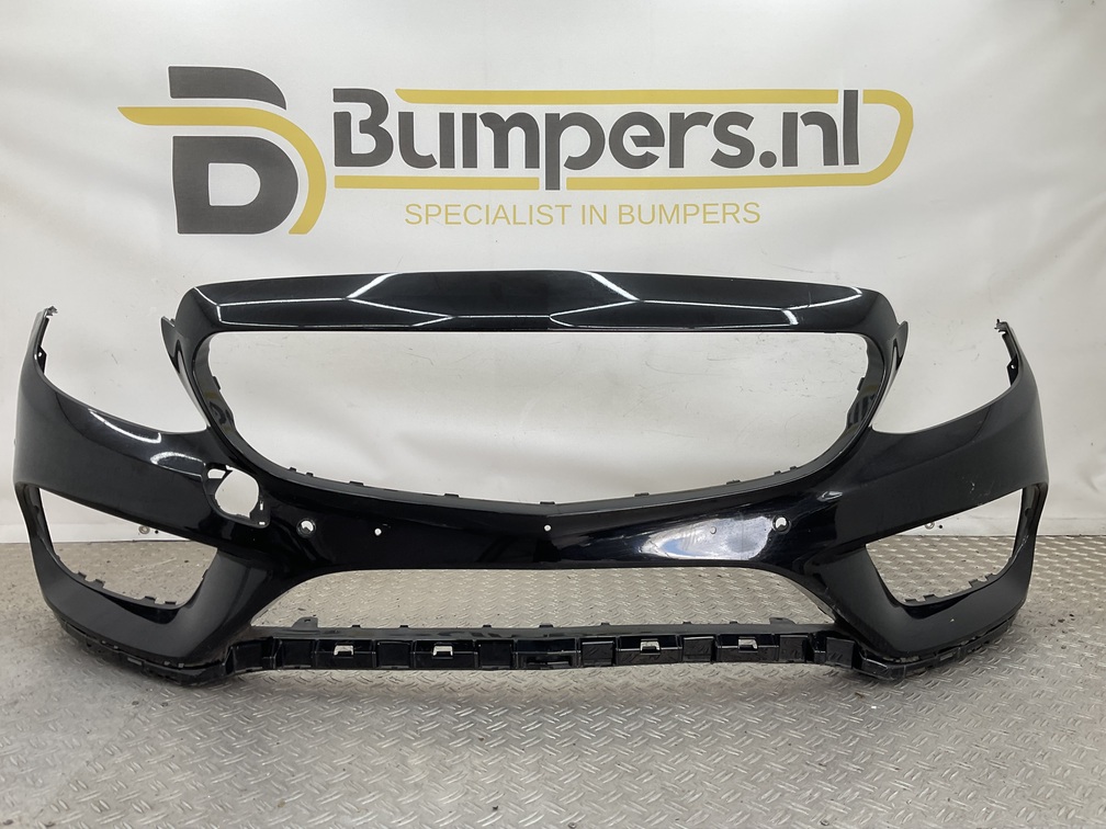 BUMPER MERCEDES C-KLASSE W205 6XPDC 2014-2017 A2058850025 VOORBUMPER A4-23916