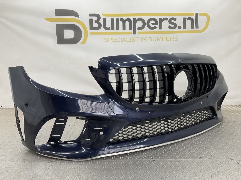 Bumper Mercedes C Klasse W205 AMG Facelift 17-21 A2058856002 Voorbumper A4-23963